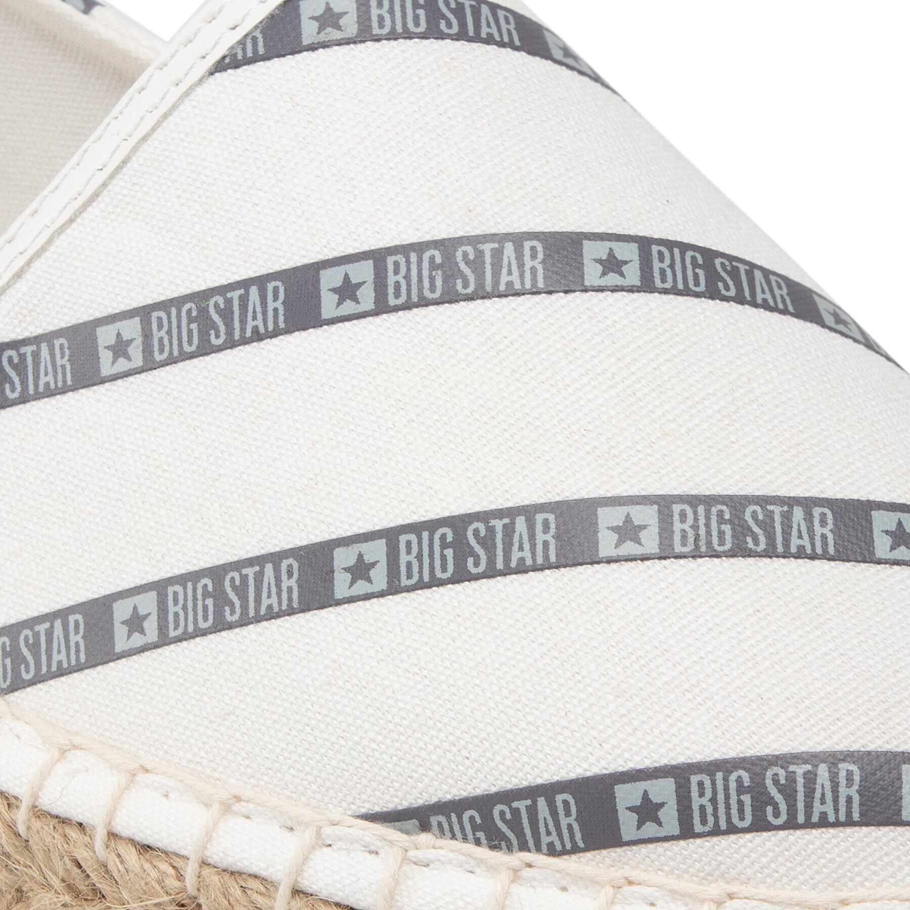 Big Star Shoes Espadrile JJ274959 Bela - Pepit.si