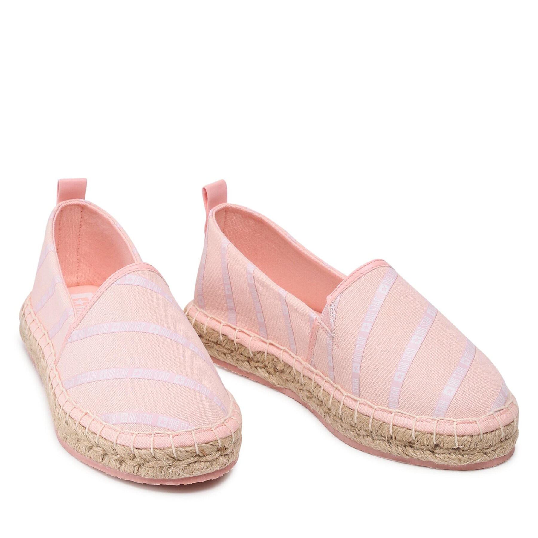 Big Star Shoes Espadrile JJ274962 Roza - Pepit.si