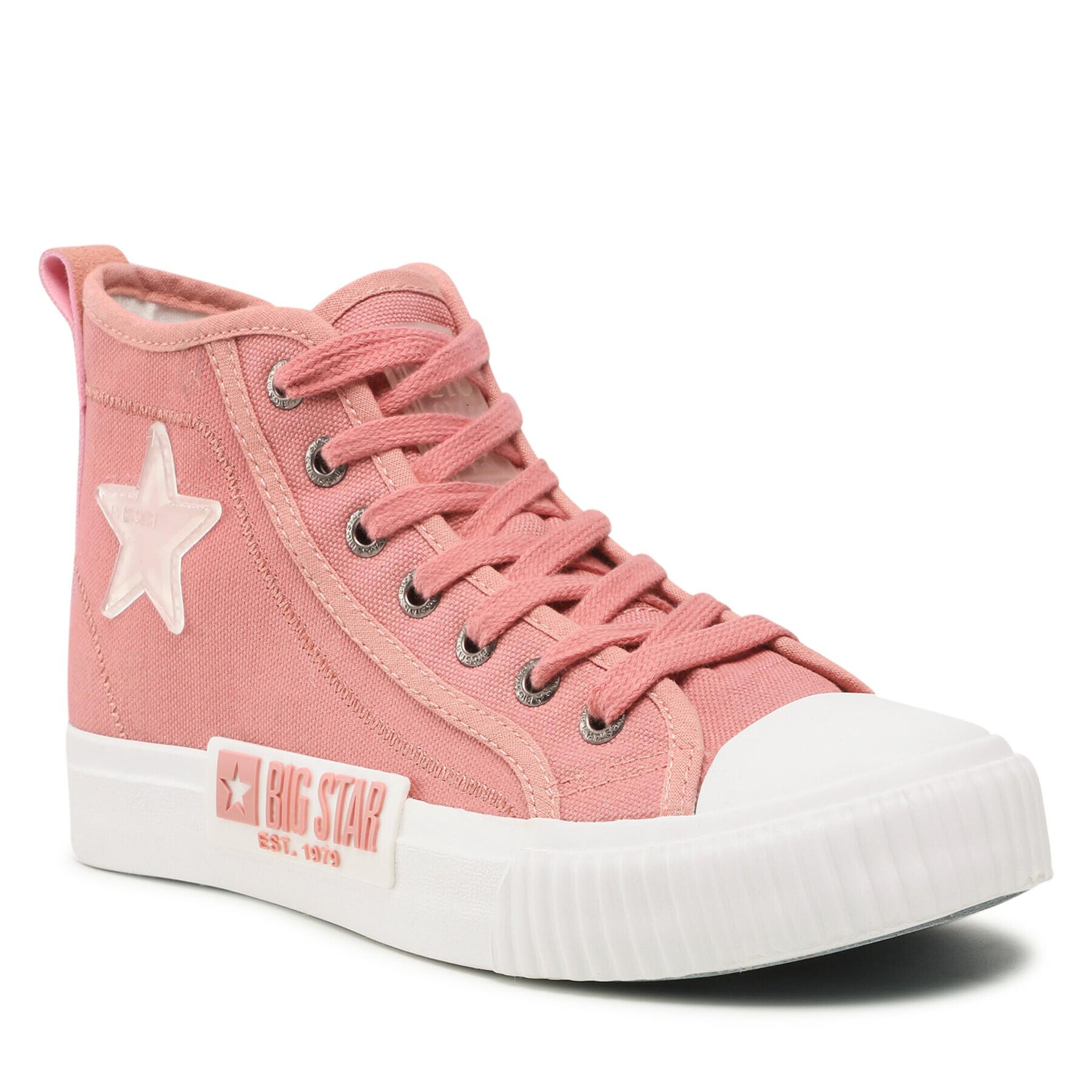 Big Star Shoes BIG STAR Modne superge JJ274382 Roza - Pepit.si