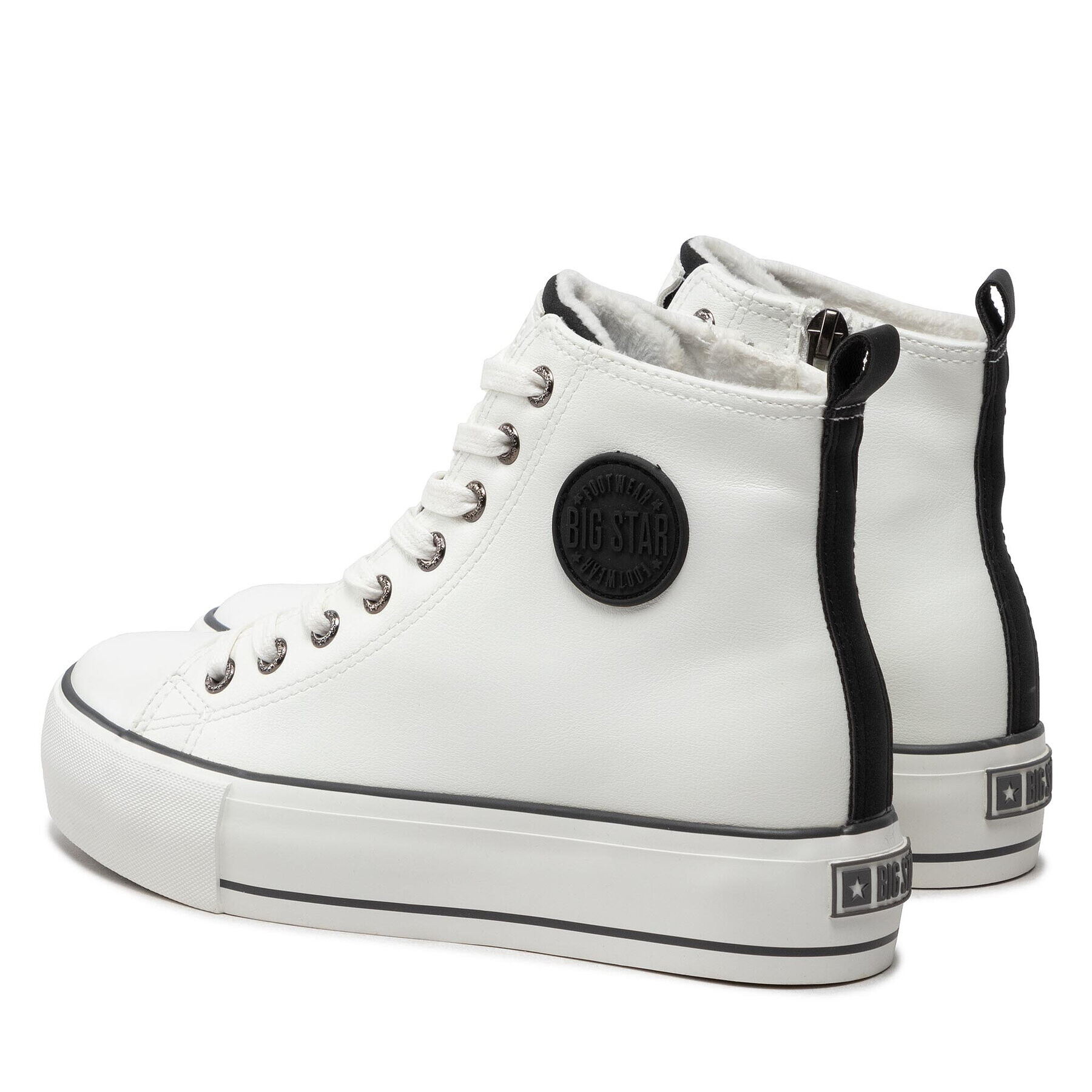 Big Star Shoes BIG STAR Modne superge KK274170 Bela - Pepit.si