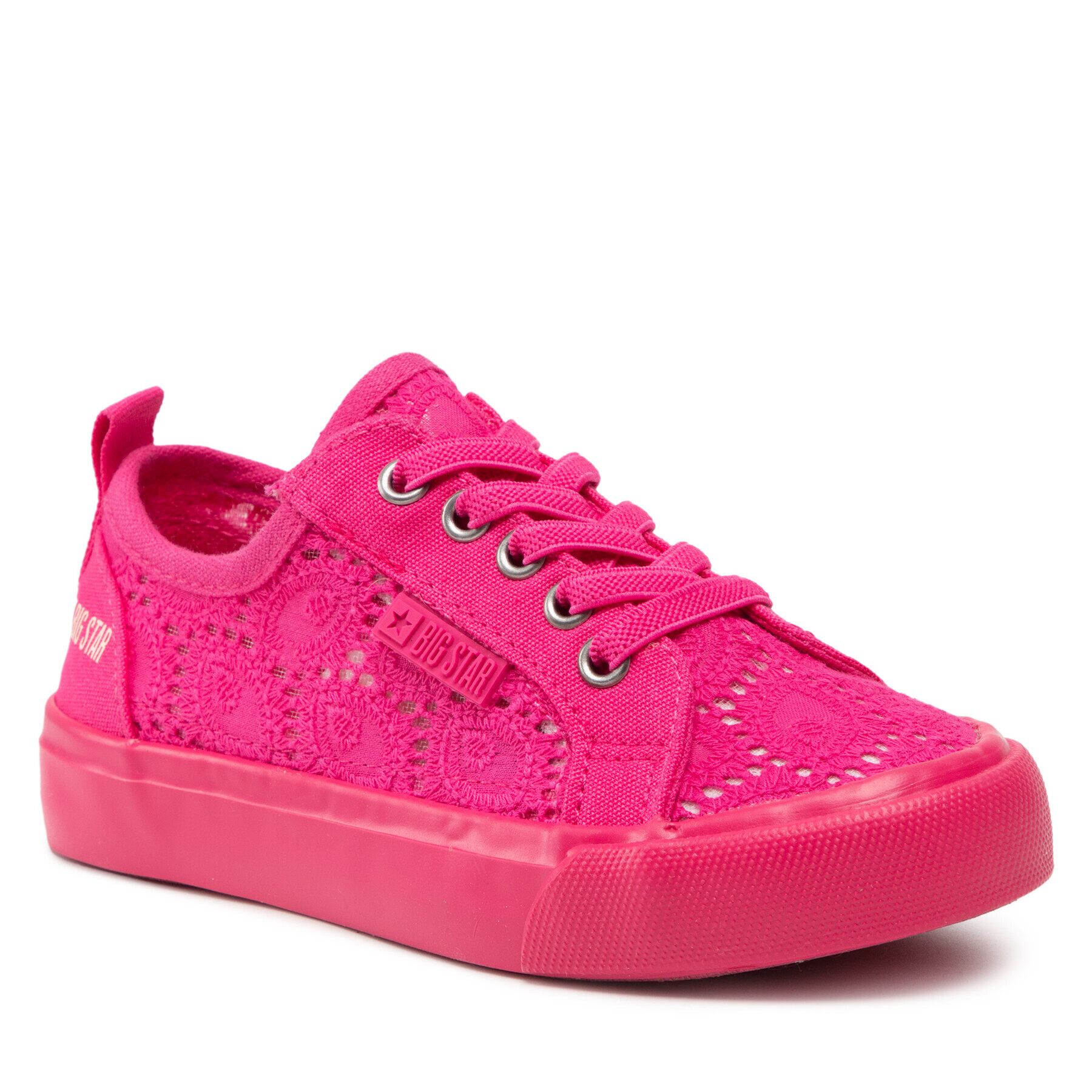 Big Star Shoes BIG STAR Tenis superge JJ374007 Roza - Pepit.si