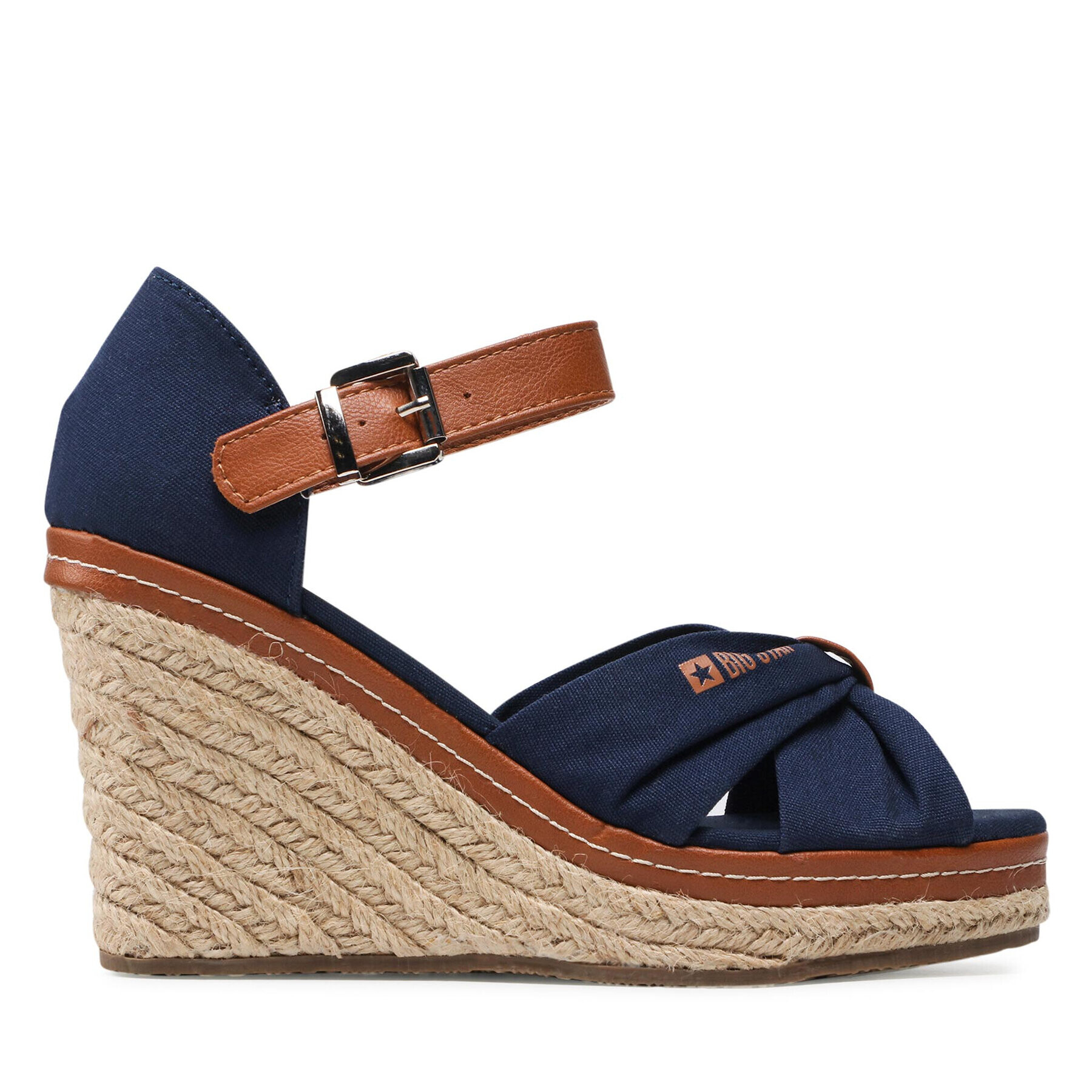 Big Star Shoes Espadrile JJ274938 Mornarsko modra - Pepit.si