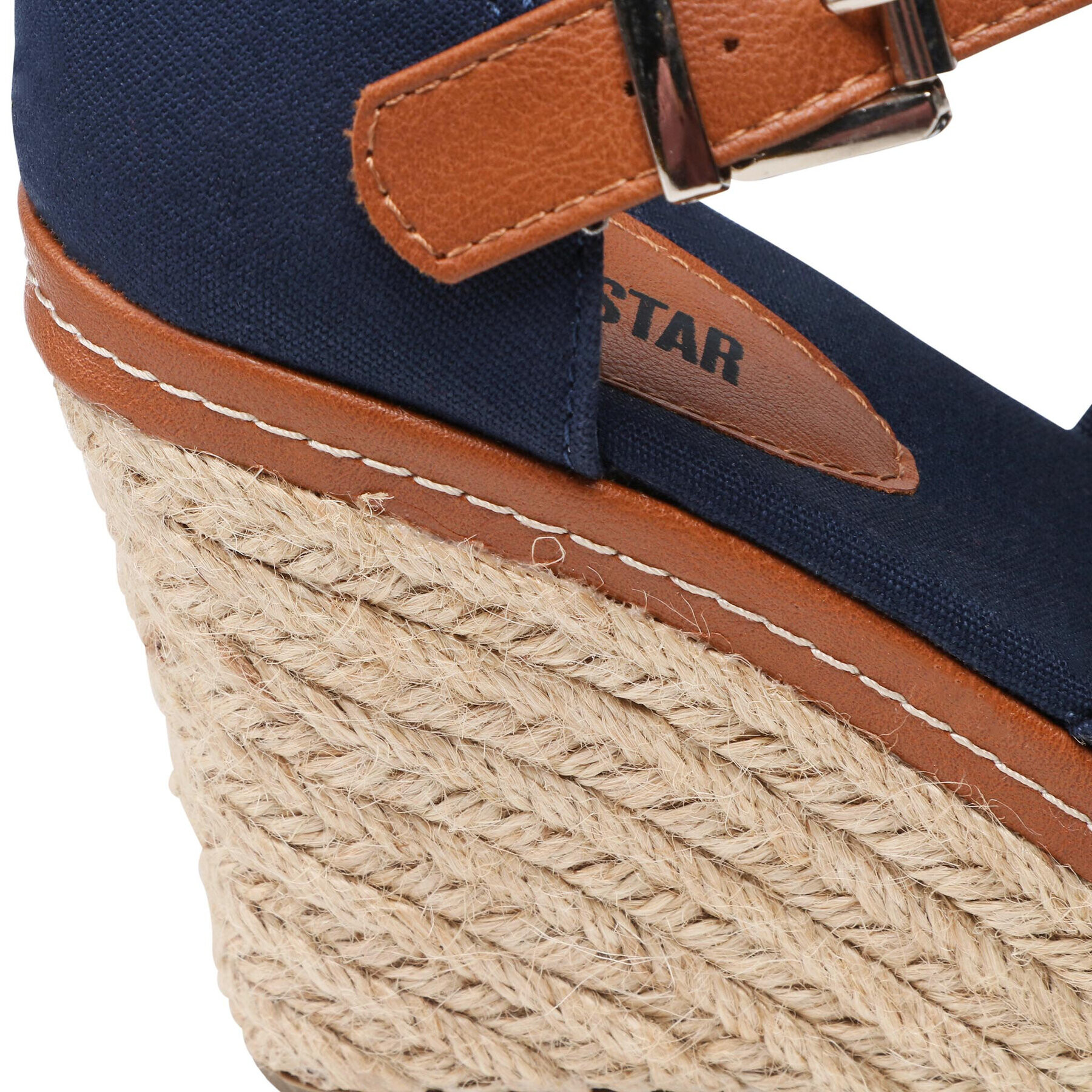 Big Star Shoes Espadrile JJ274938 Mornarsko modra - Pepit.si