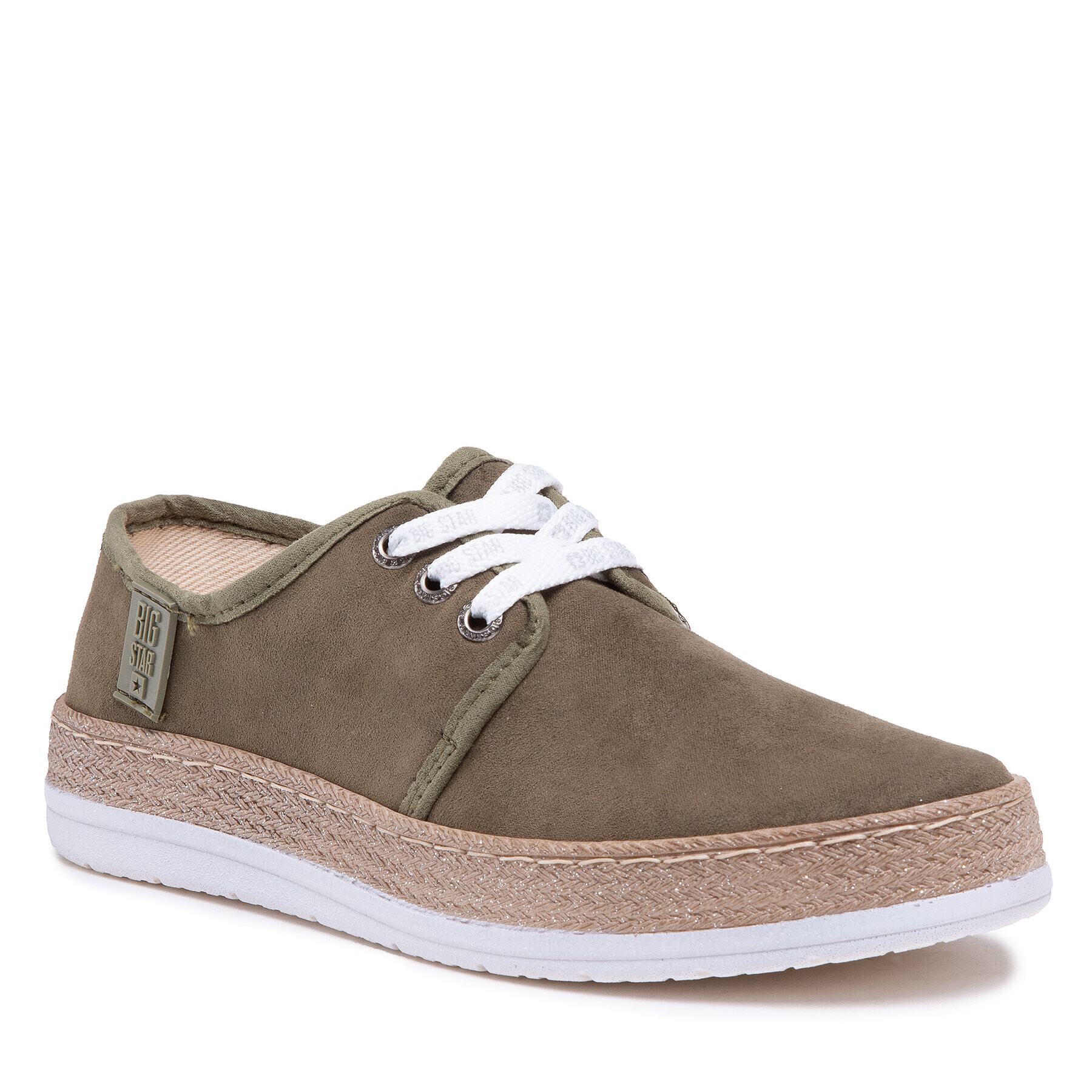 Big Star Shoes Nizki čevlji KK276007 Khaki - Pepit.si