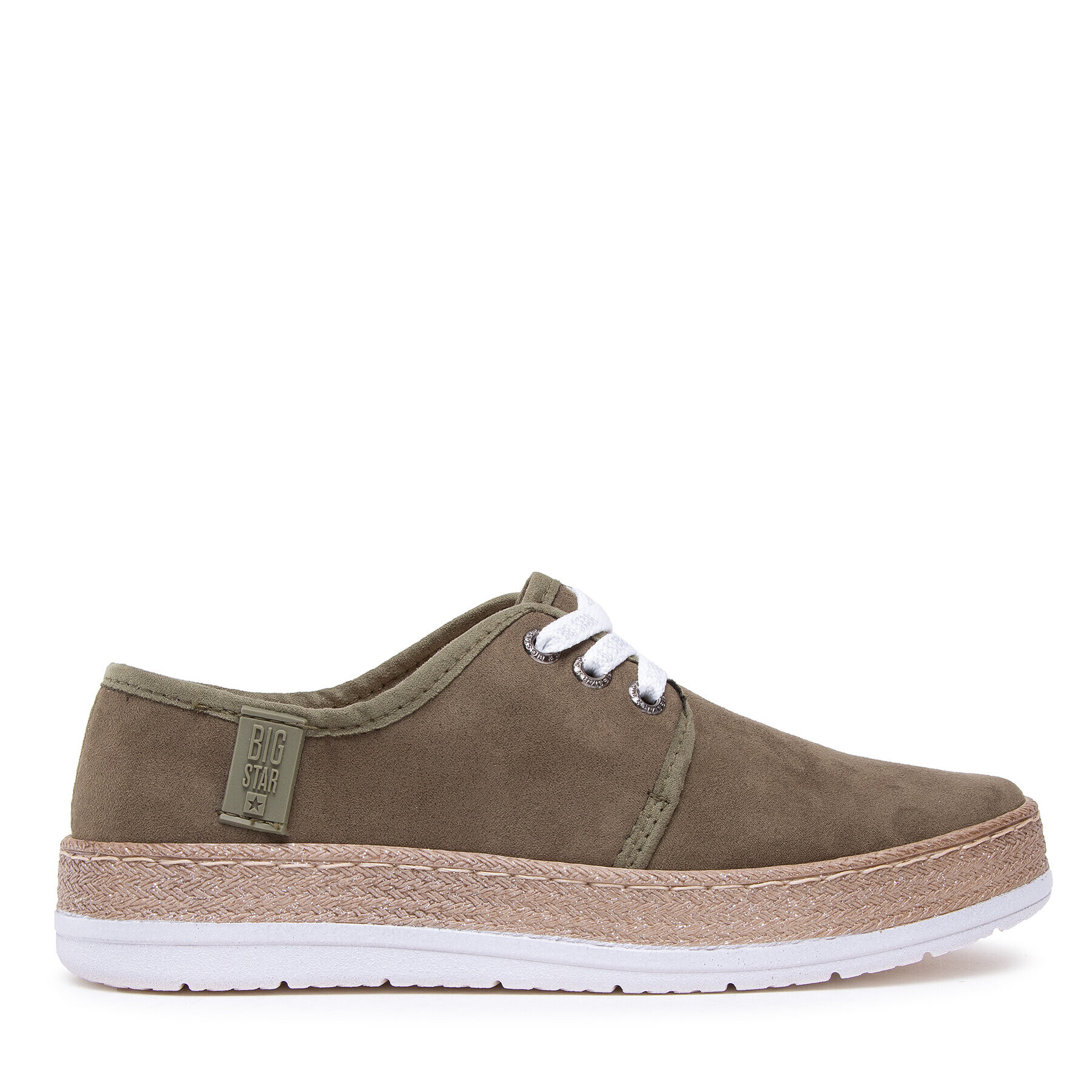 Big Star Shoes Nizki čevlji KK276007 Khaki - Pepit.si