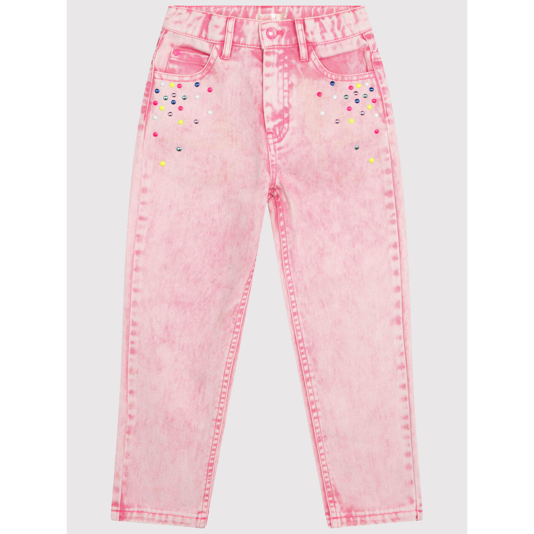 Billieblush Jeans hlače U14612 Roza Regular Fit - Pepit.si