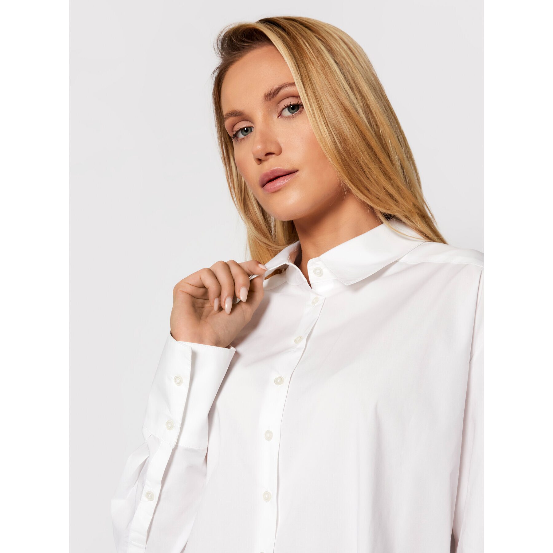 Birgitte Herskind Srajca Lauder 4132610 Bela Regular Fit - Pepit.si