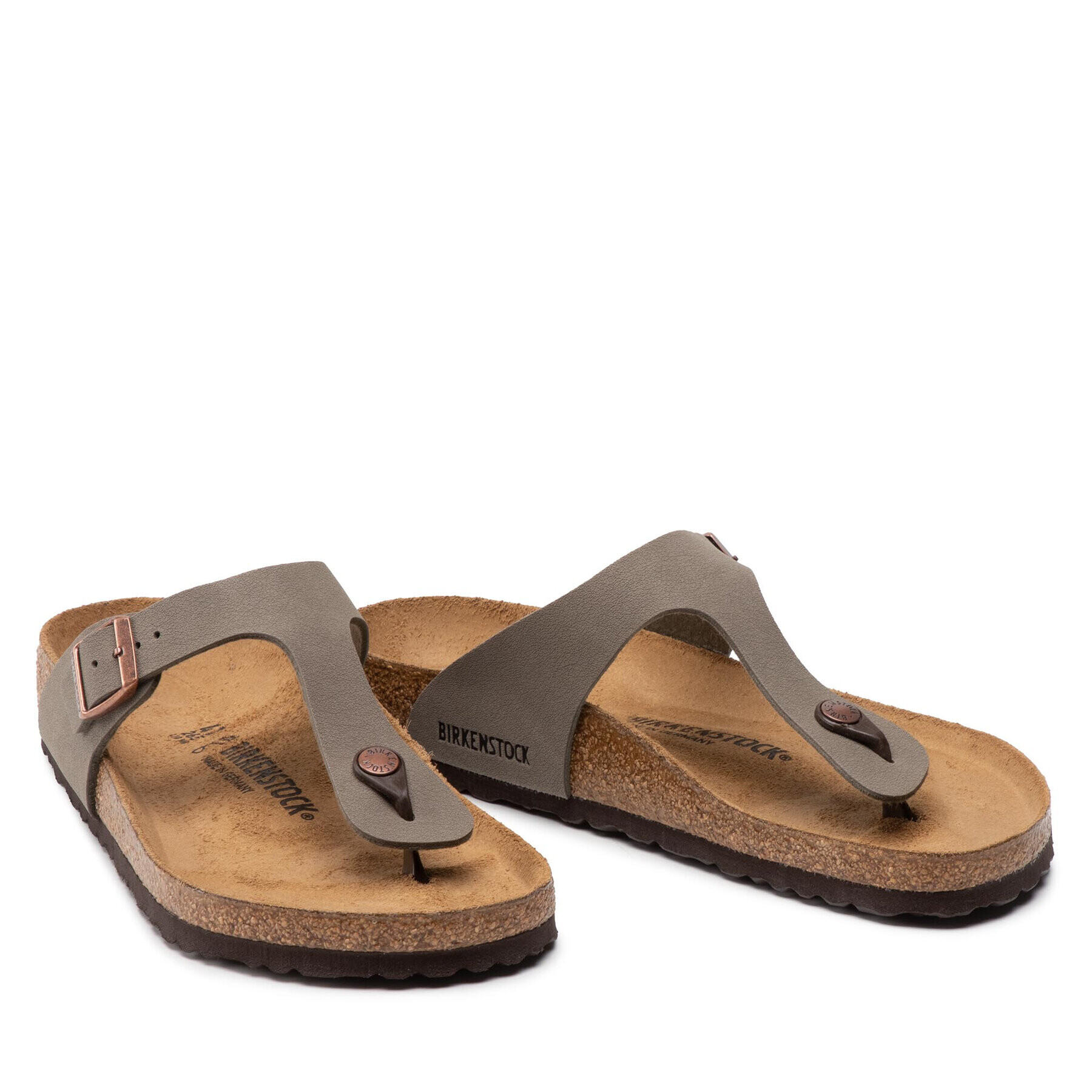 Birkenstock Japonke Gizeh 0043391 Siva - Pepit.si