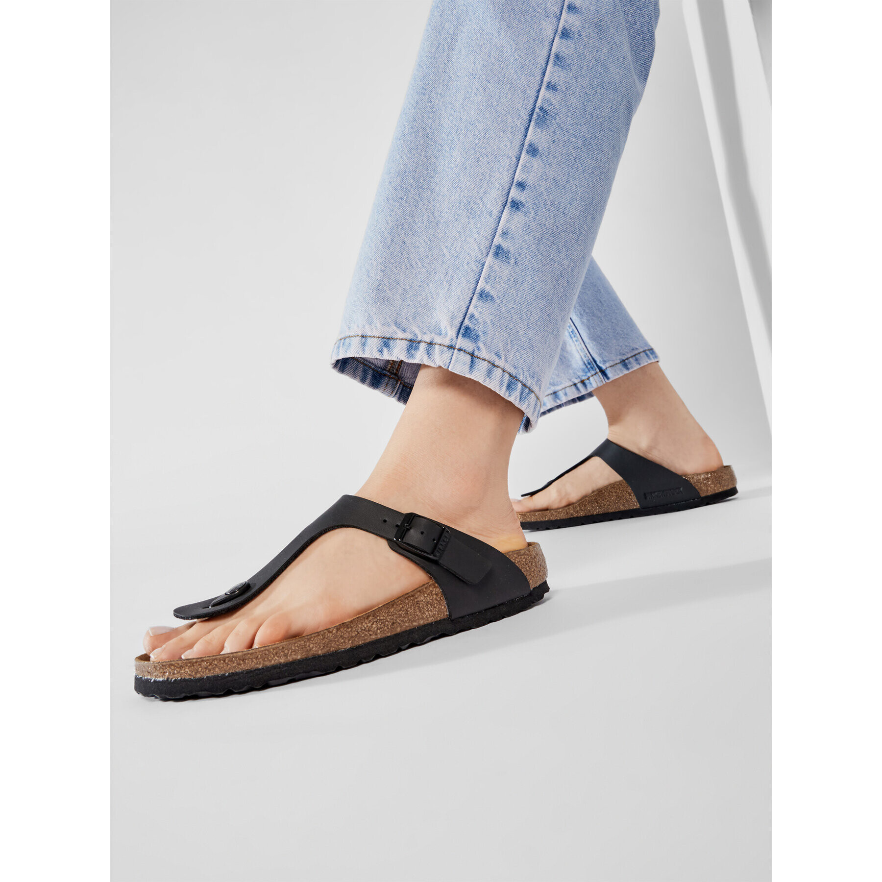 Birkenstock Japonke Gizeh 0043693 Črna - Pepit.si