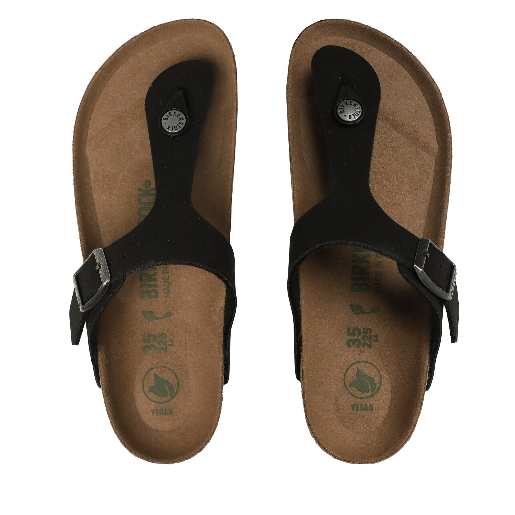 Birkenstock Japonke Gizeh 1020487 Črna - Pepit.si