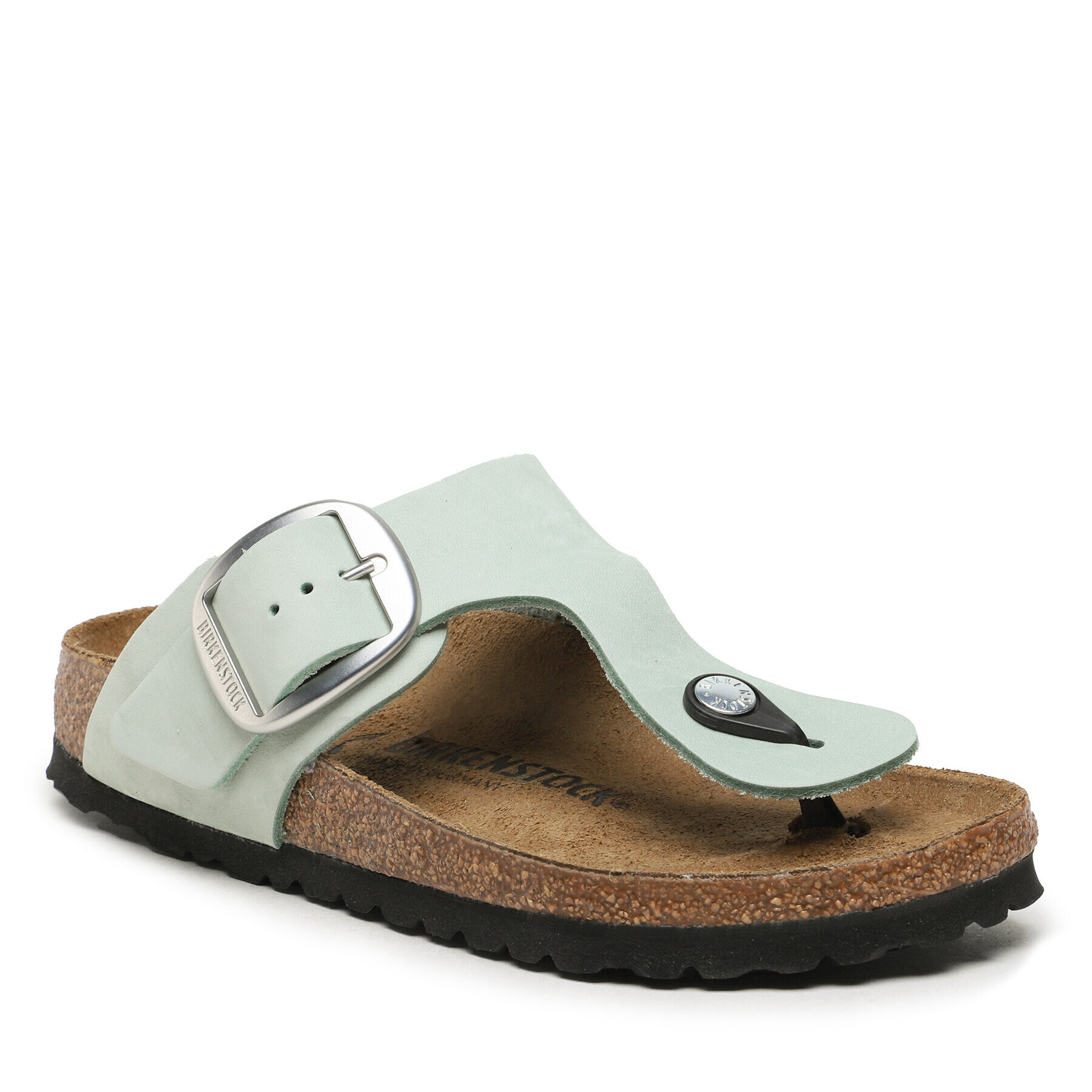 Birkenstock Japonke Gizeh Big Buckle 1024112 Zelena - Pepit.si