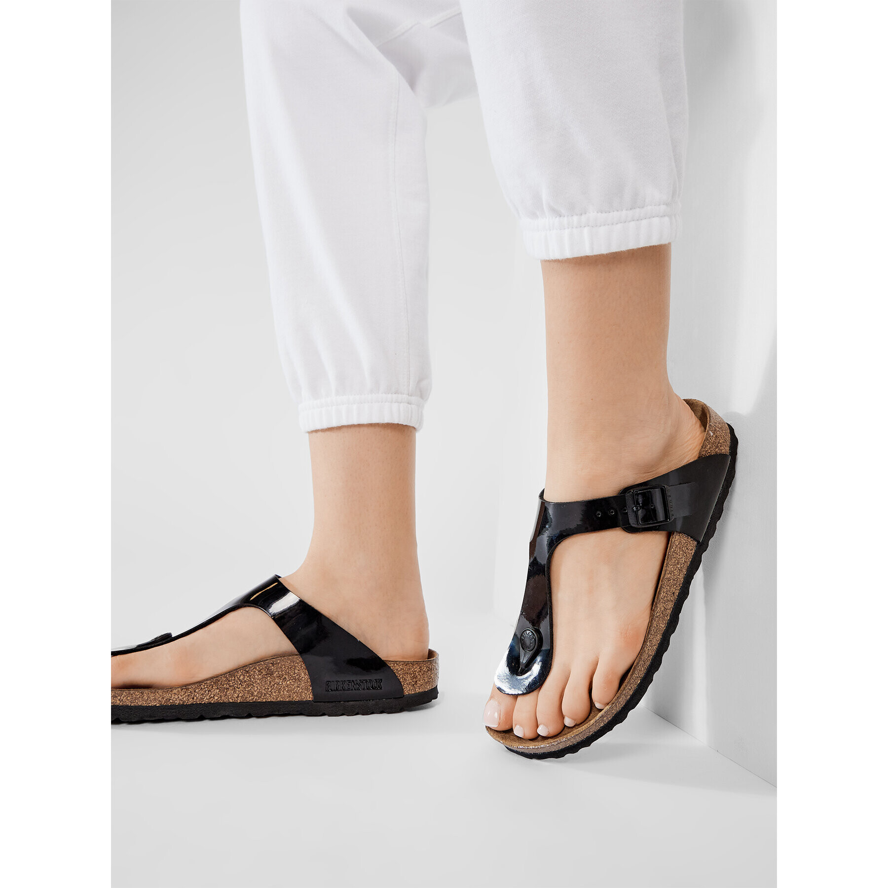 Birkenstock Japonke Gizeh Bs 0043663 Črna - Pepit.si