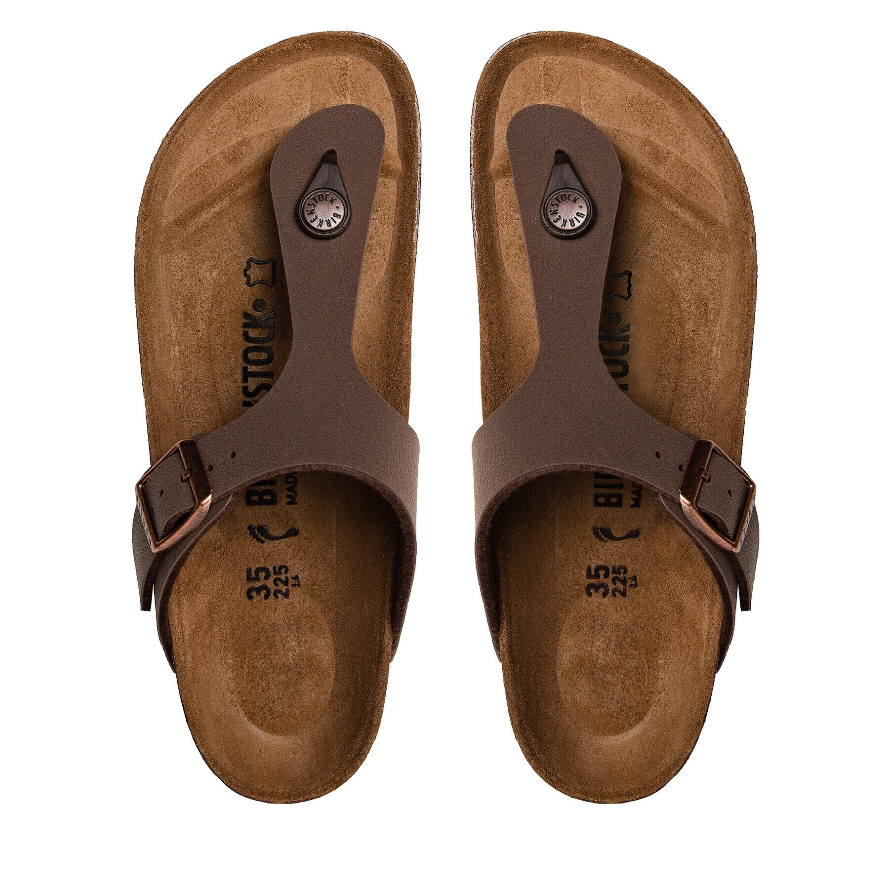 Birkenstock Japonke Gizeh Bs 0043753 Rjava - Pepit.si