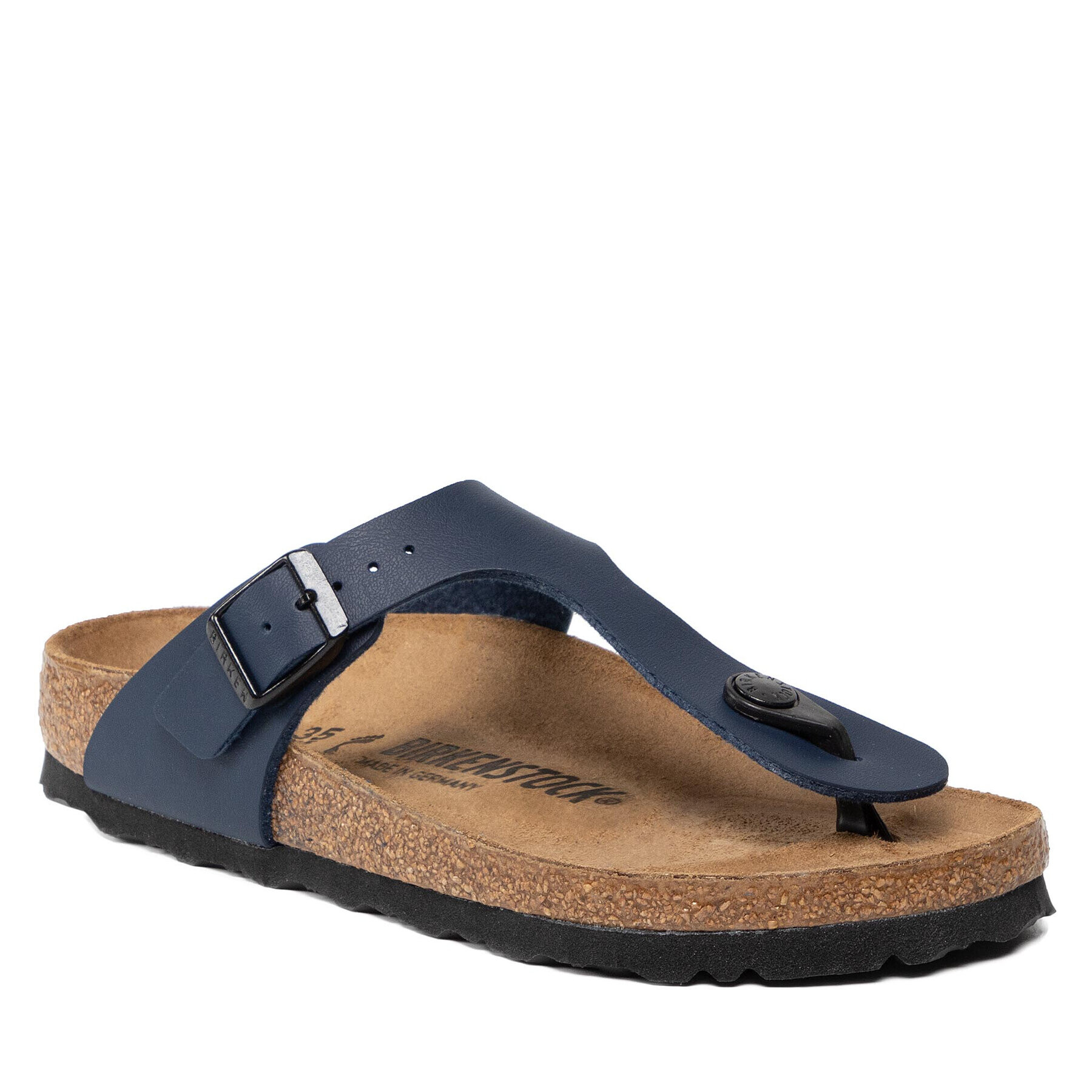 Birkenstock Japonke Gizeh Bs 0143623 Mornarsko modra - Pepit.si