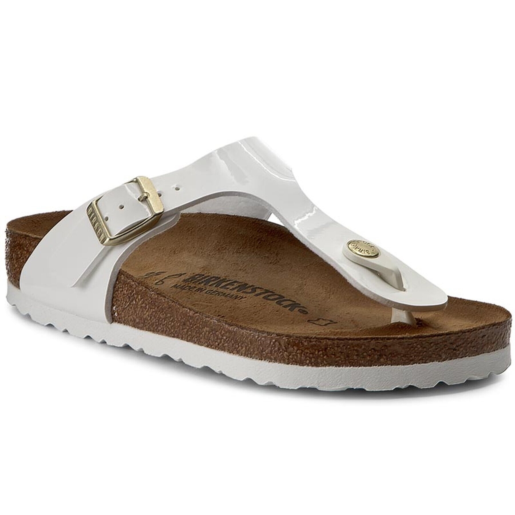 Birkenstock Japonke Gizeh Bs 1005299 Bela - Pepit.si