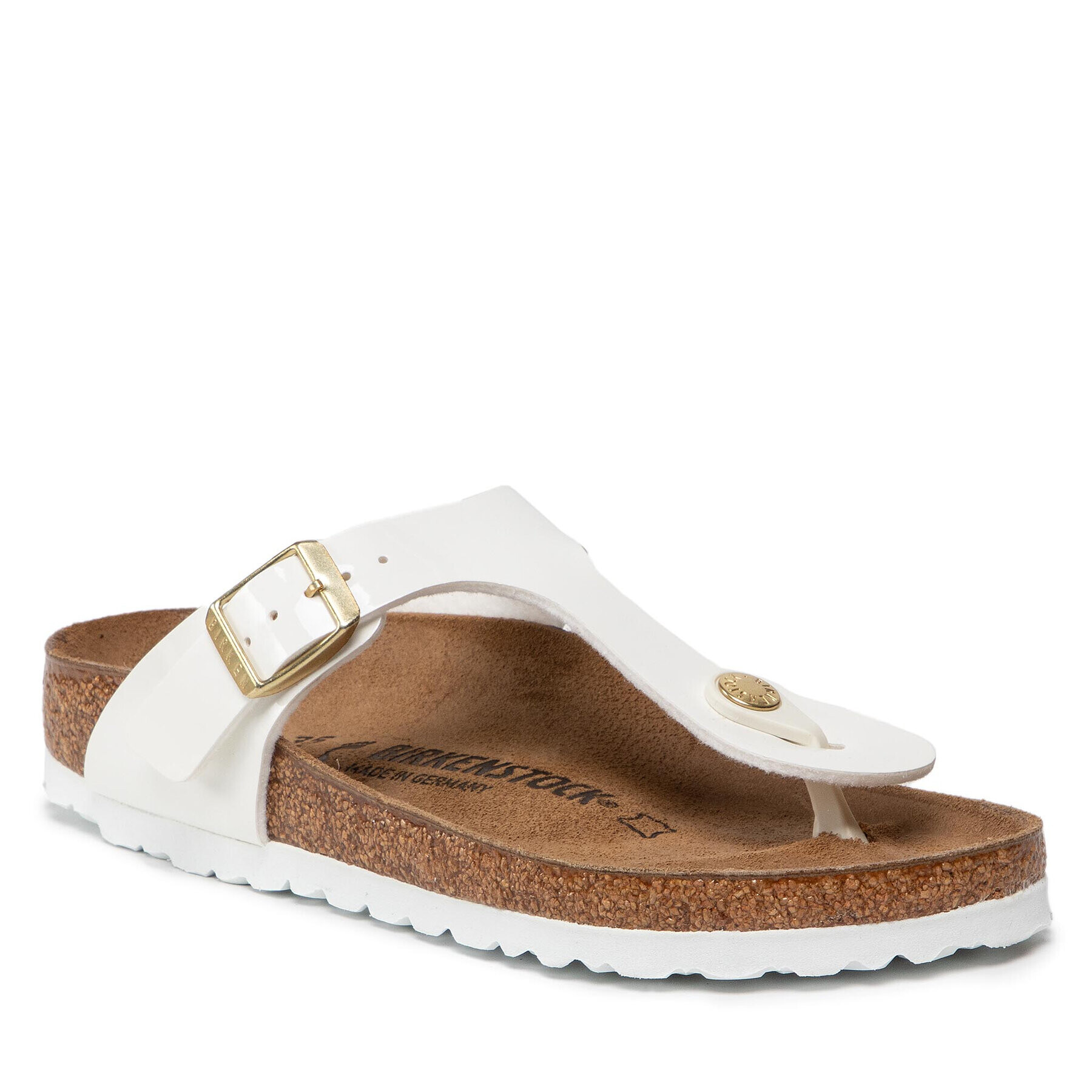 Birkenstock Japonke Gizeh Bs 1005300 Bela - Pepit.si