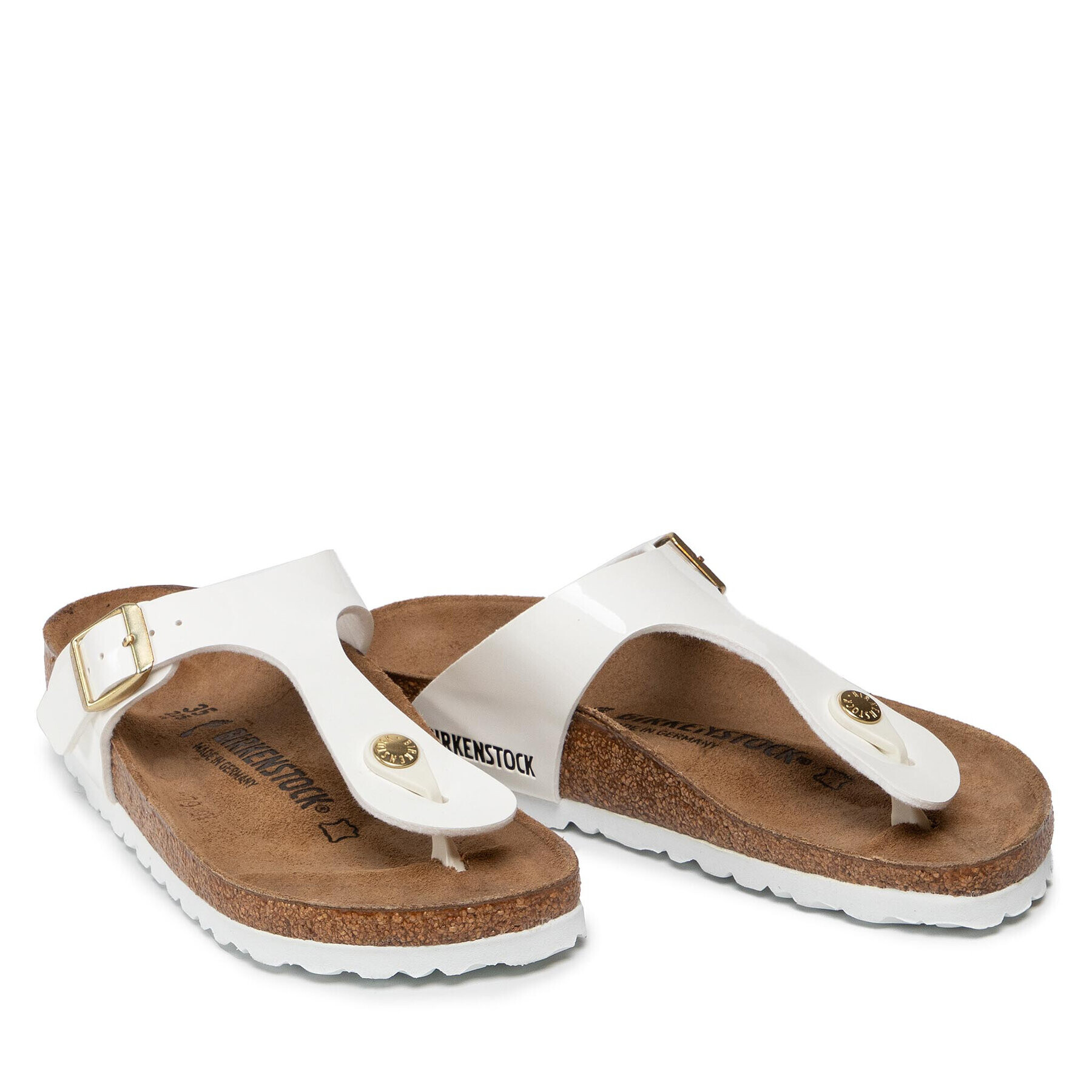 Birkenstock Japonke Gizeh Bs 1005300 Bela - Pepit.si