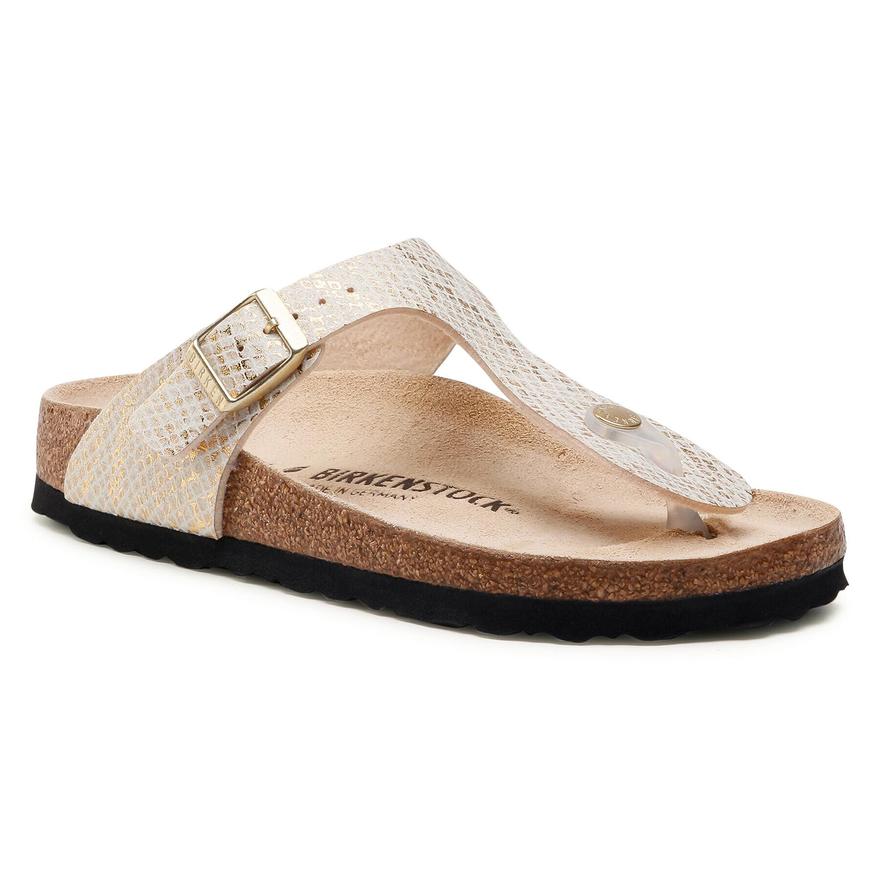 Birkenstock Japonke Gizeh Bs 1018665 Bež - Pepit.si