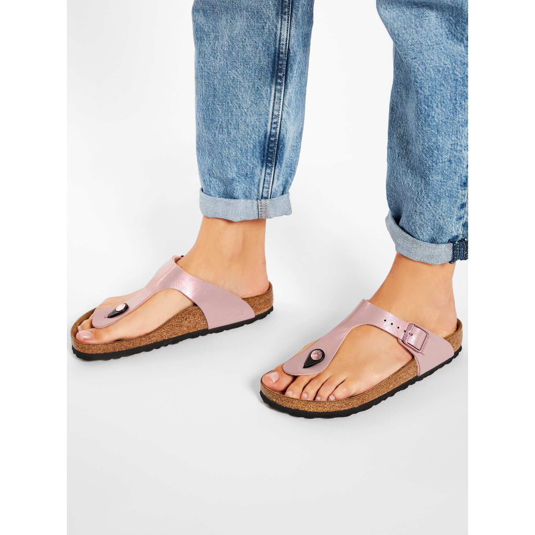 Birkenstock Japonke Gizeh BS 1018958 Roza - Pepit.si