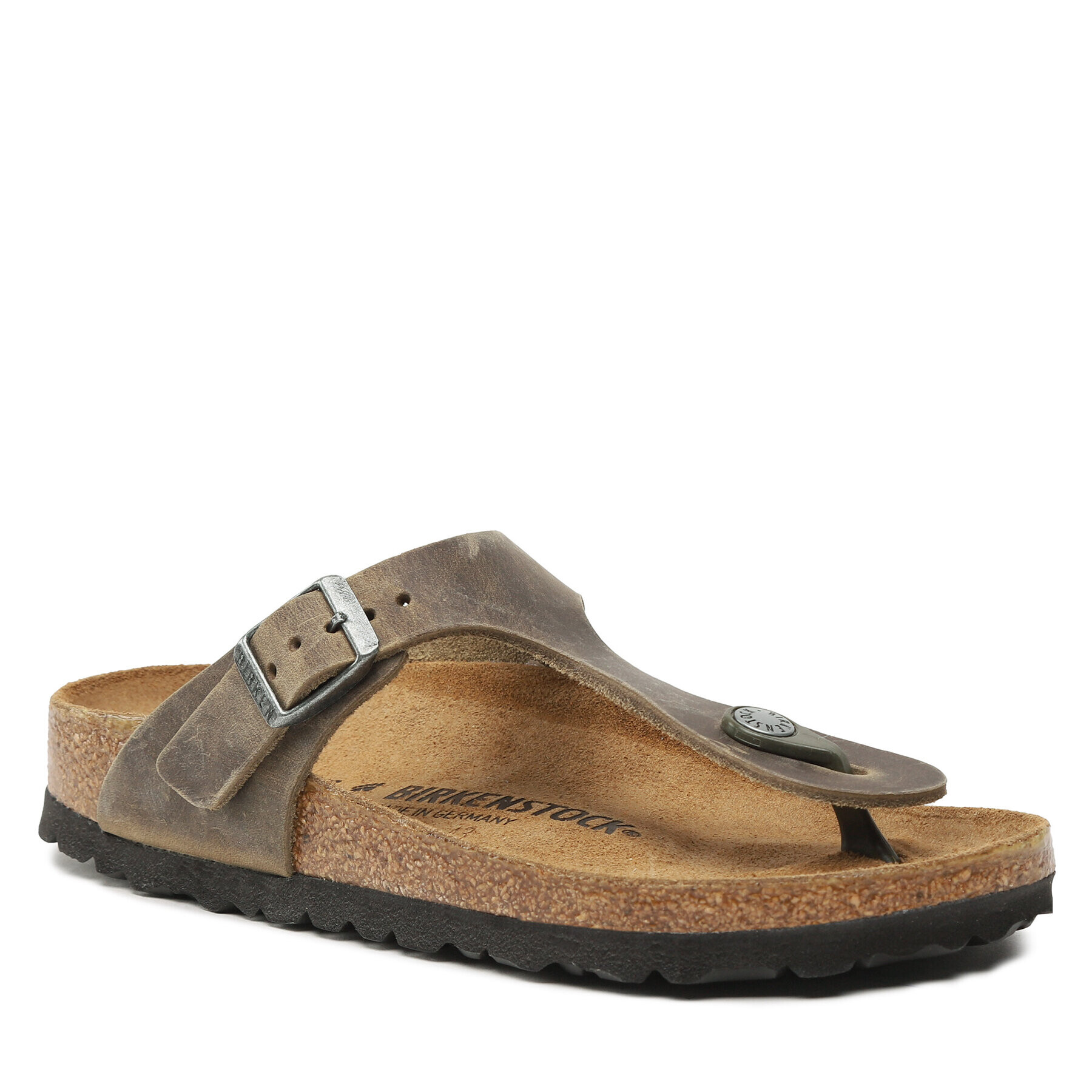 Birkenstock Japonke Gizeh Bs 1019383 Khaki - Pepit.si