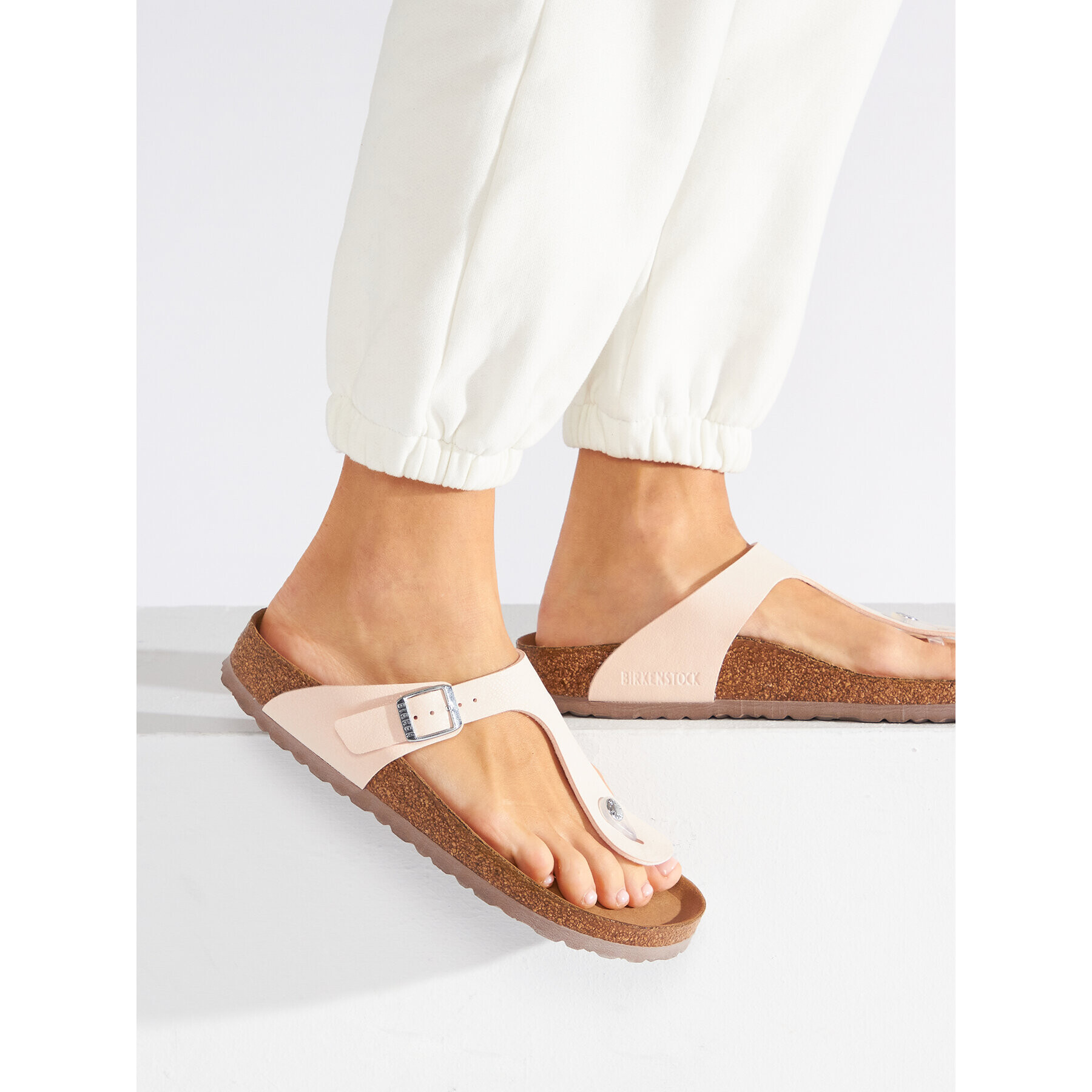 Birkenstock Japonke Gizeh Bs 1019636 Roza - Pepit.si