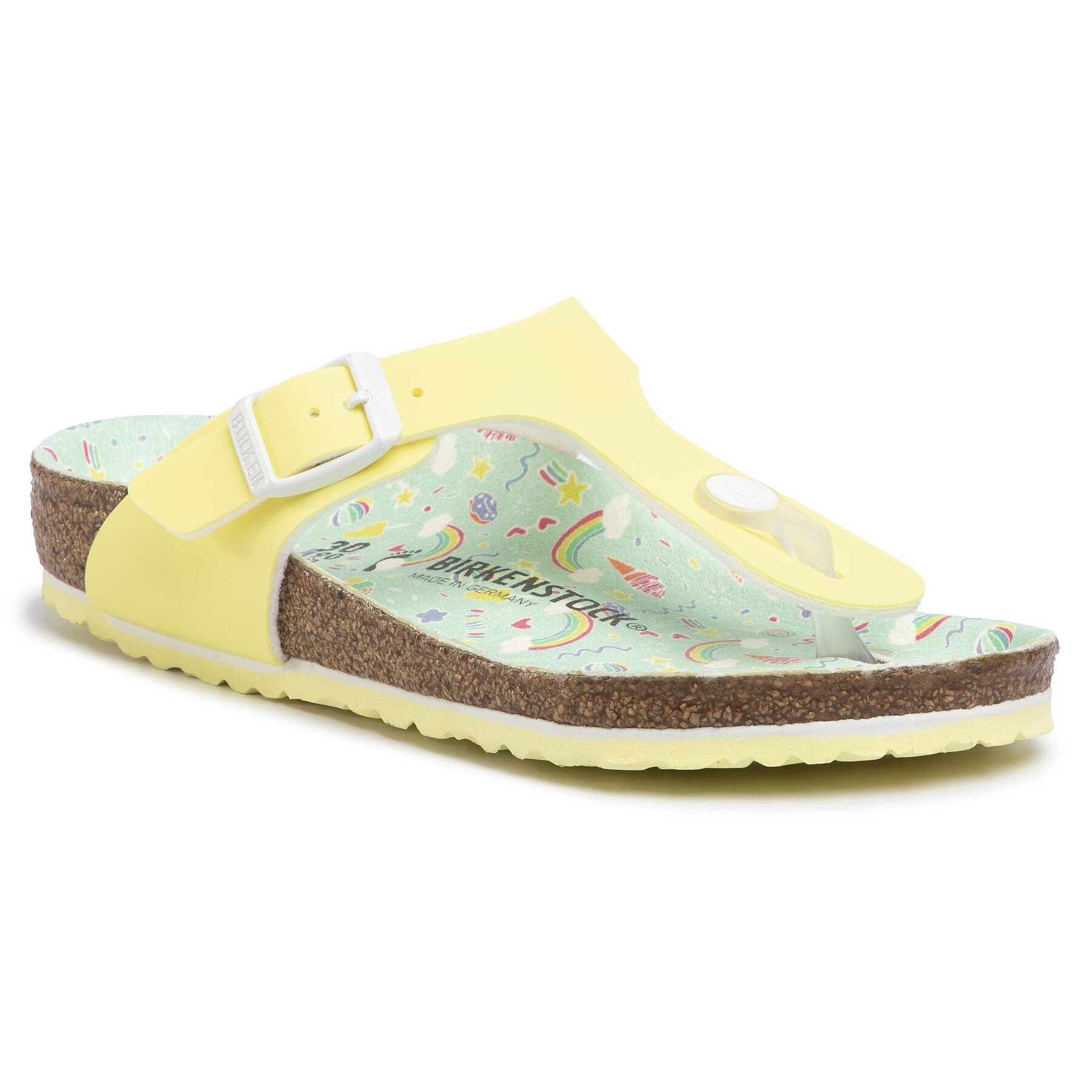 Birkenstock Japonke Gizeh Kids BS 1016031 Rumena - Pepit.si