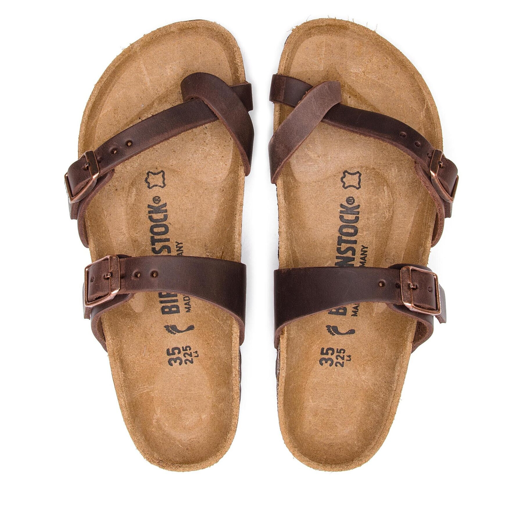 Birkenstock Japonke Mayari 0071023 Rjava - Pepit.si