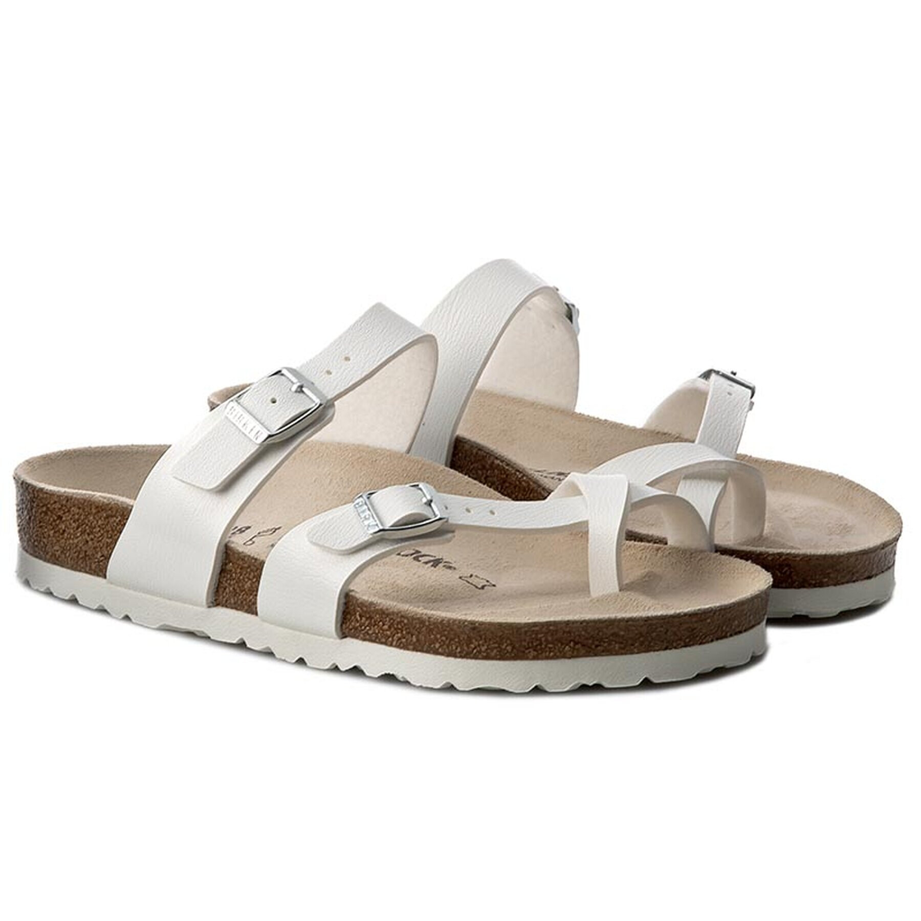 Birkenstock Japonke Mayari 0071051 Bela - Pepit.si