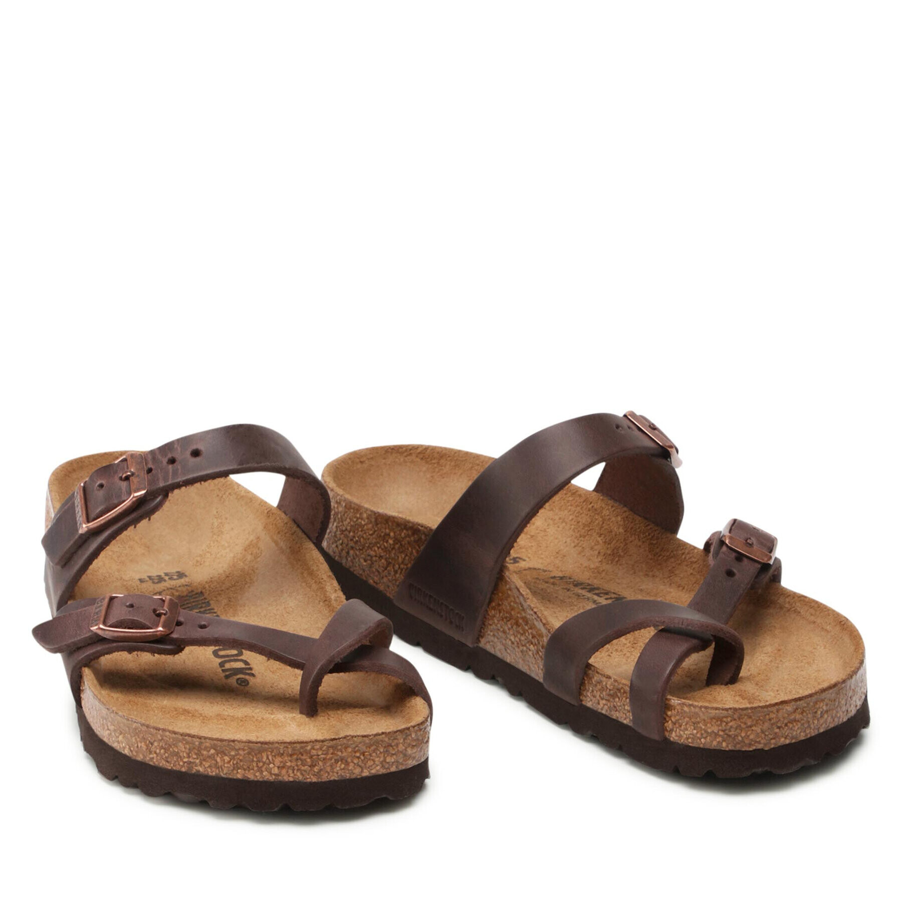 Birkenstock Japonke Mayari 0171321 Rjava - Pepit.si