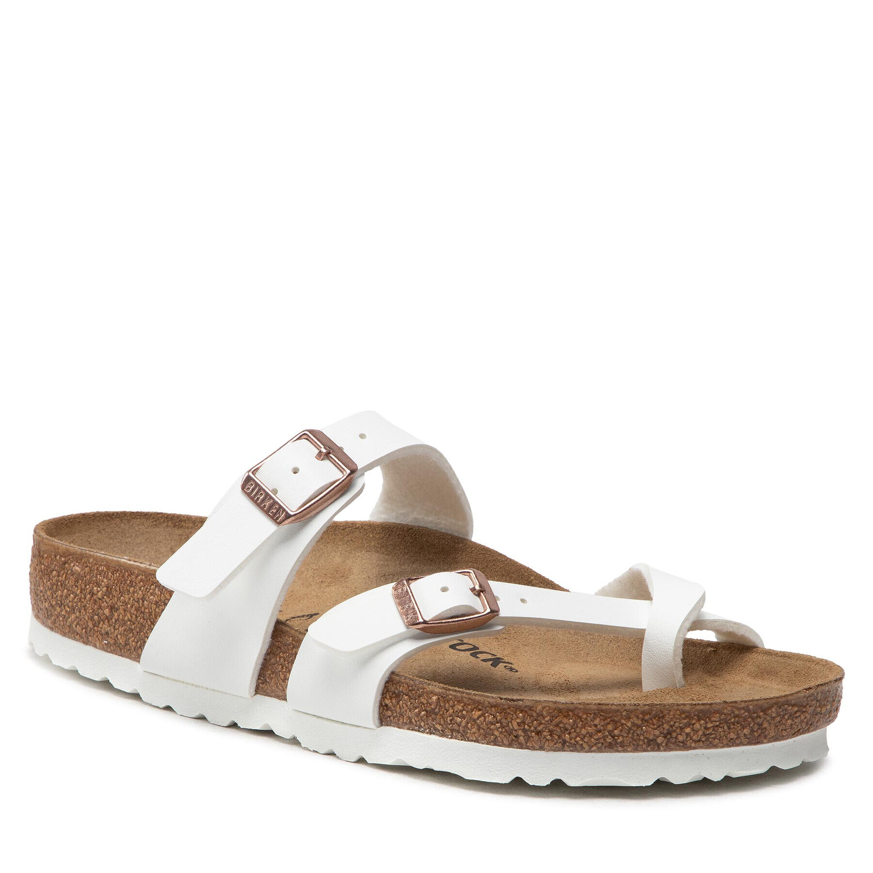 Birkenstock Japonke Mayari 1014190 Bela - Pepit.si