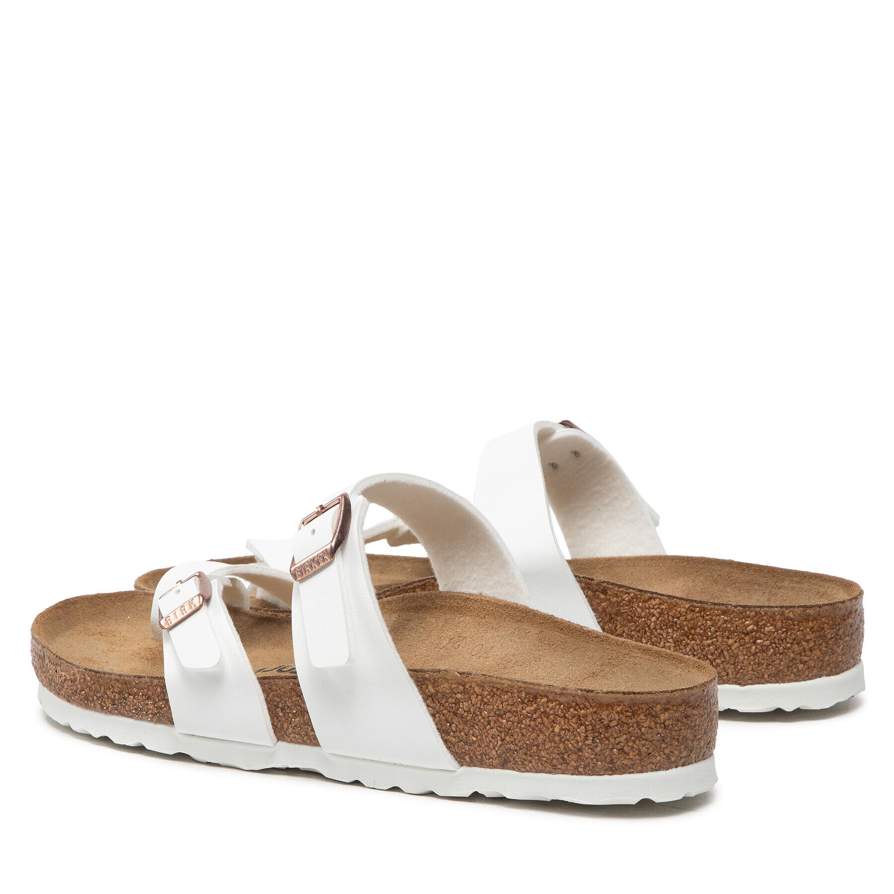 Birkenstock Japonke Mayari 1014190 Bela - Pepit.si