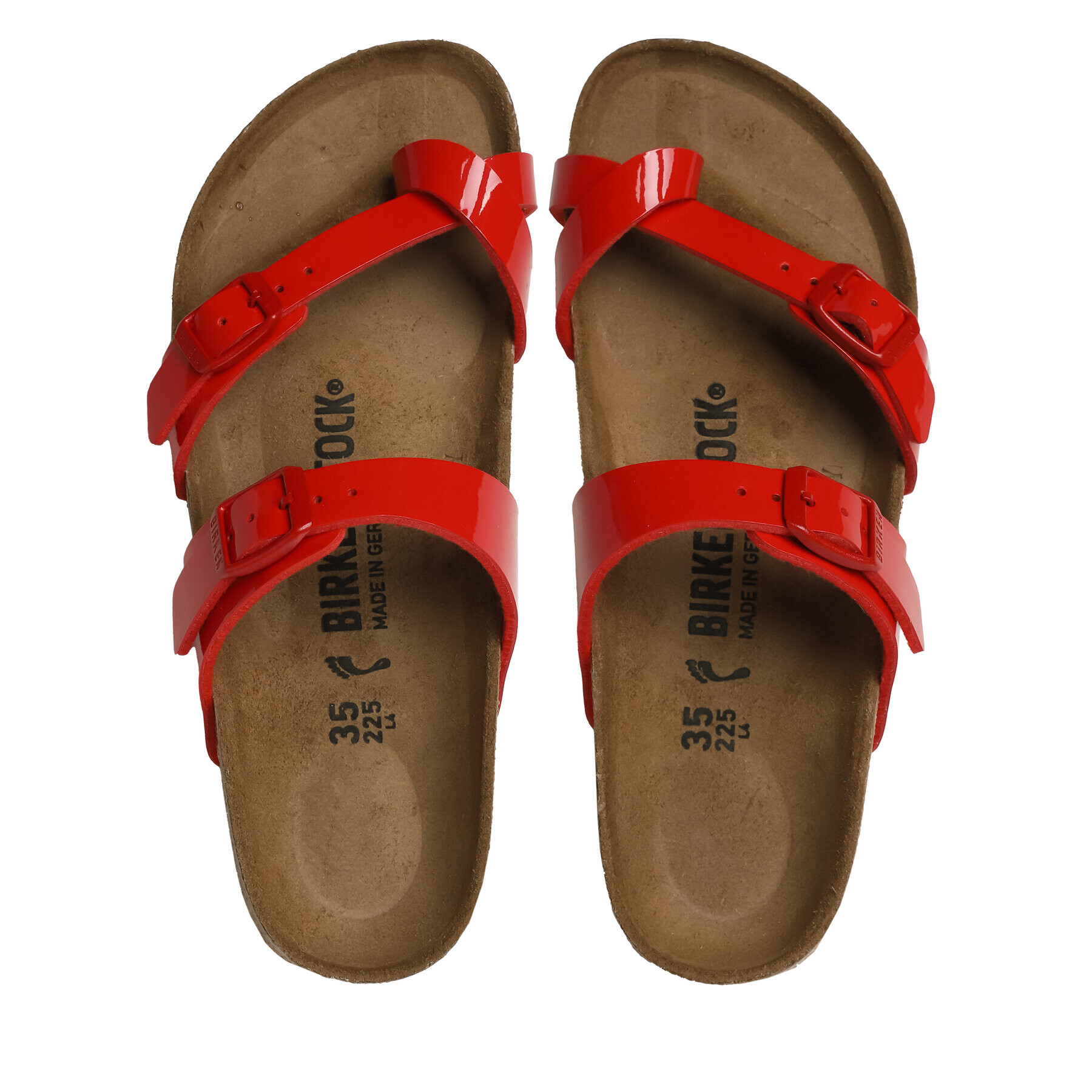 Birkenstock Japonke Mayari 1024101 Rdeča - Pepit.si