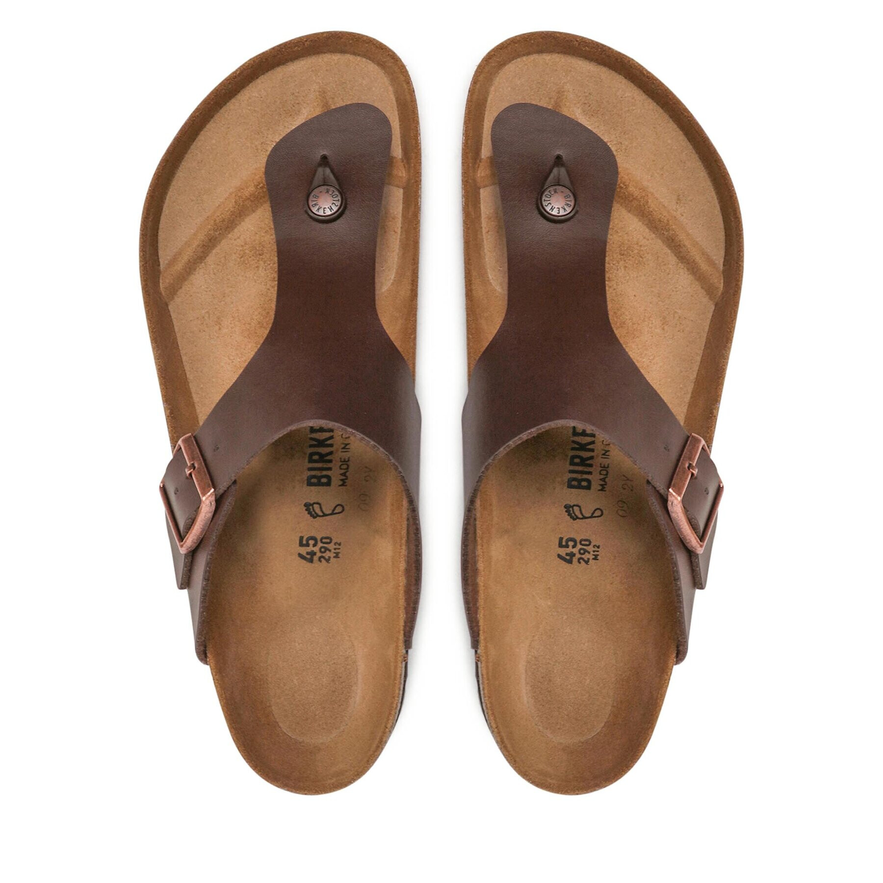 Birkenstock Japonke Ramses 0044701 Rjava - Pepit.si