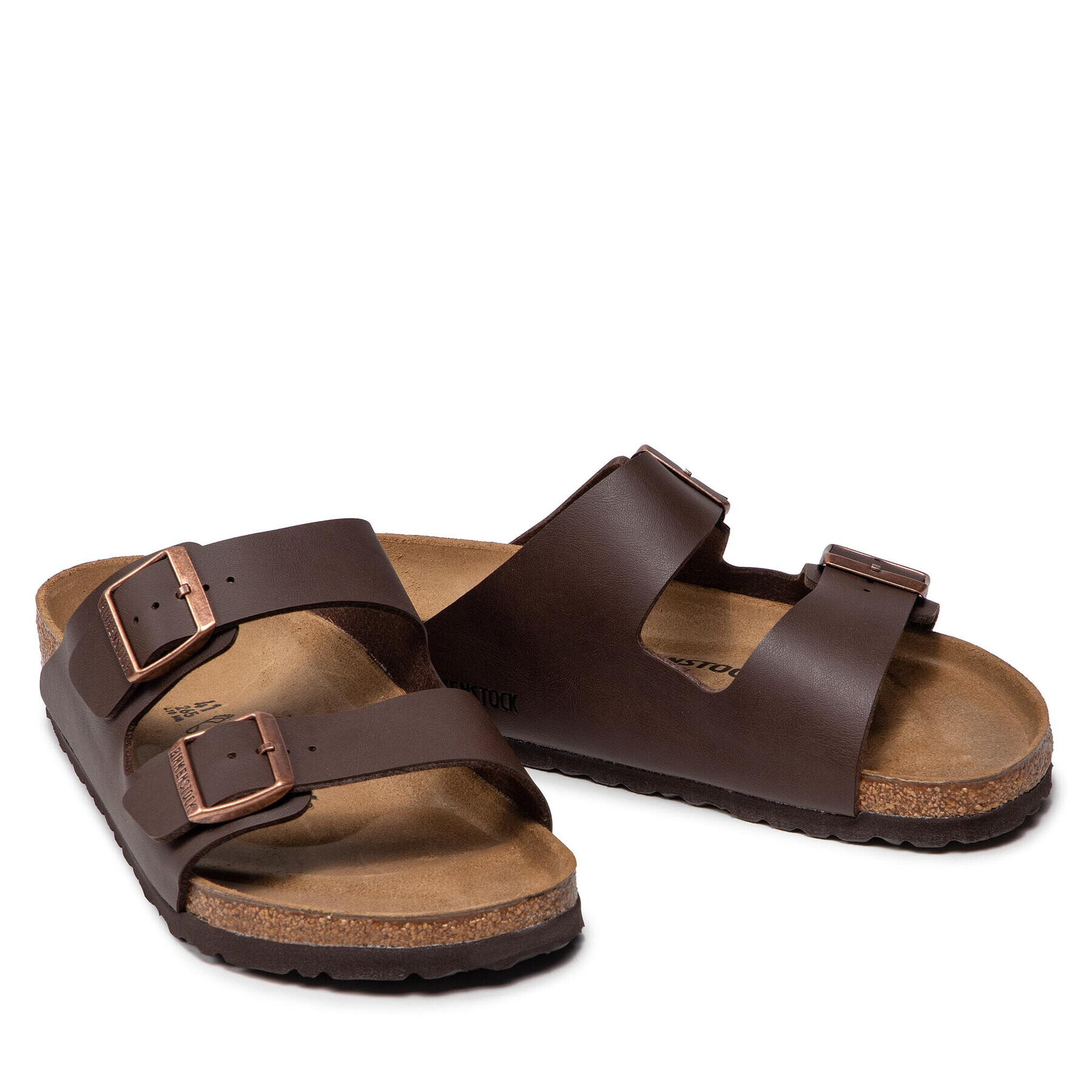 Birkenstock Natikači Arizona 0051701 Rjava - Pepit.si