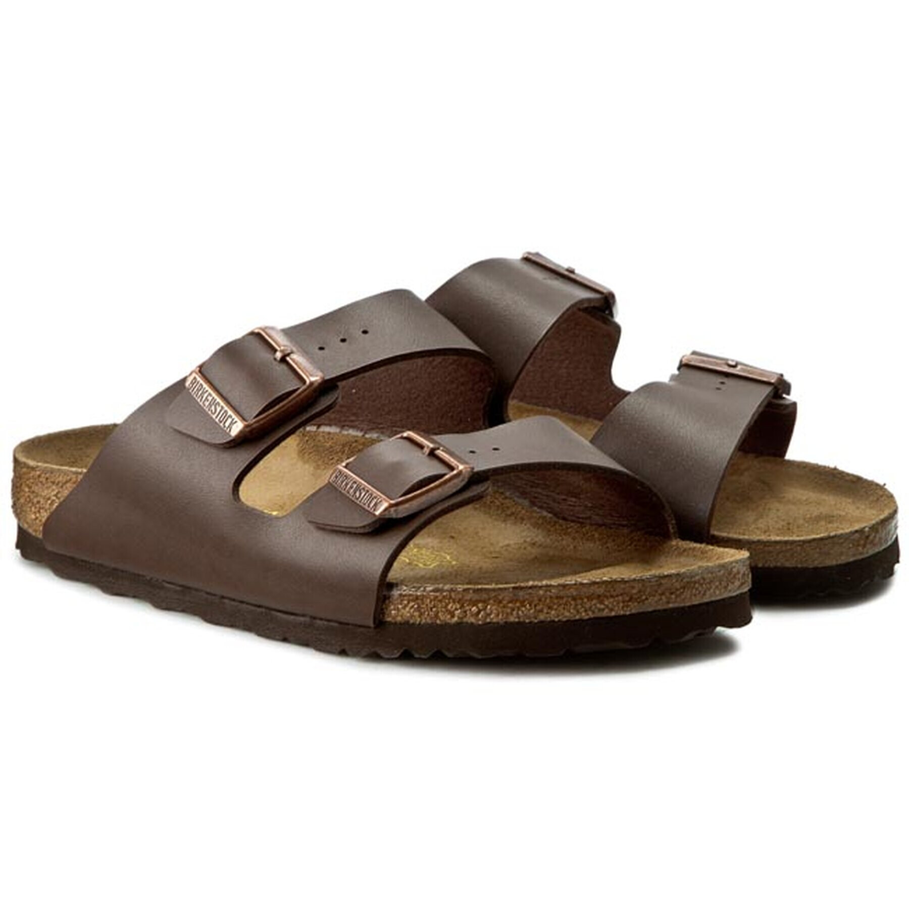 Birkenstock Natikači Arizona 0051703 Rjava - Pepit.si