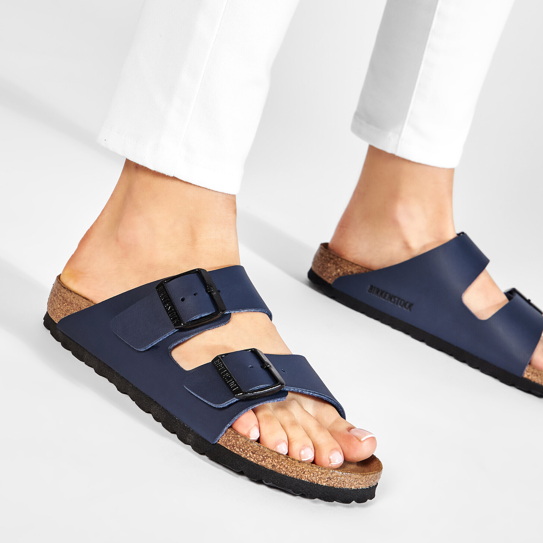 Birkenstock Natikači Arizona 051063 Modra - Pepit.si