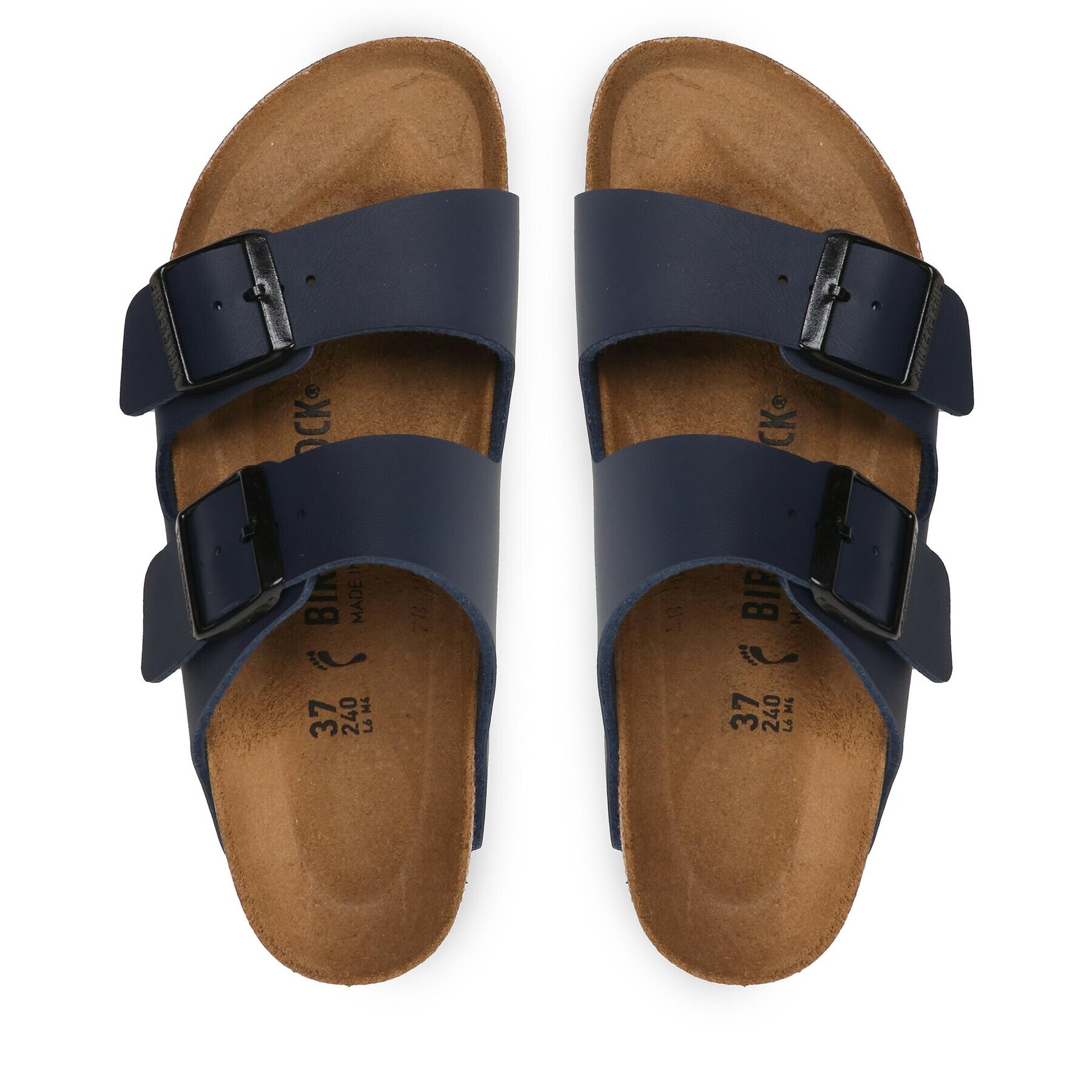 Birkenstock Natikači Arizona 051753 Mornarsko modra - Pepit.si