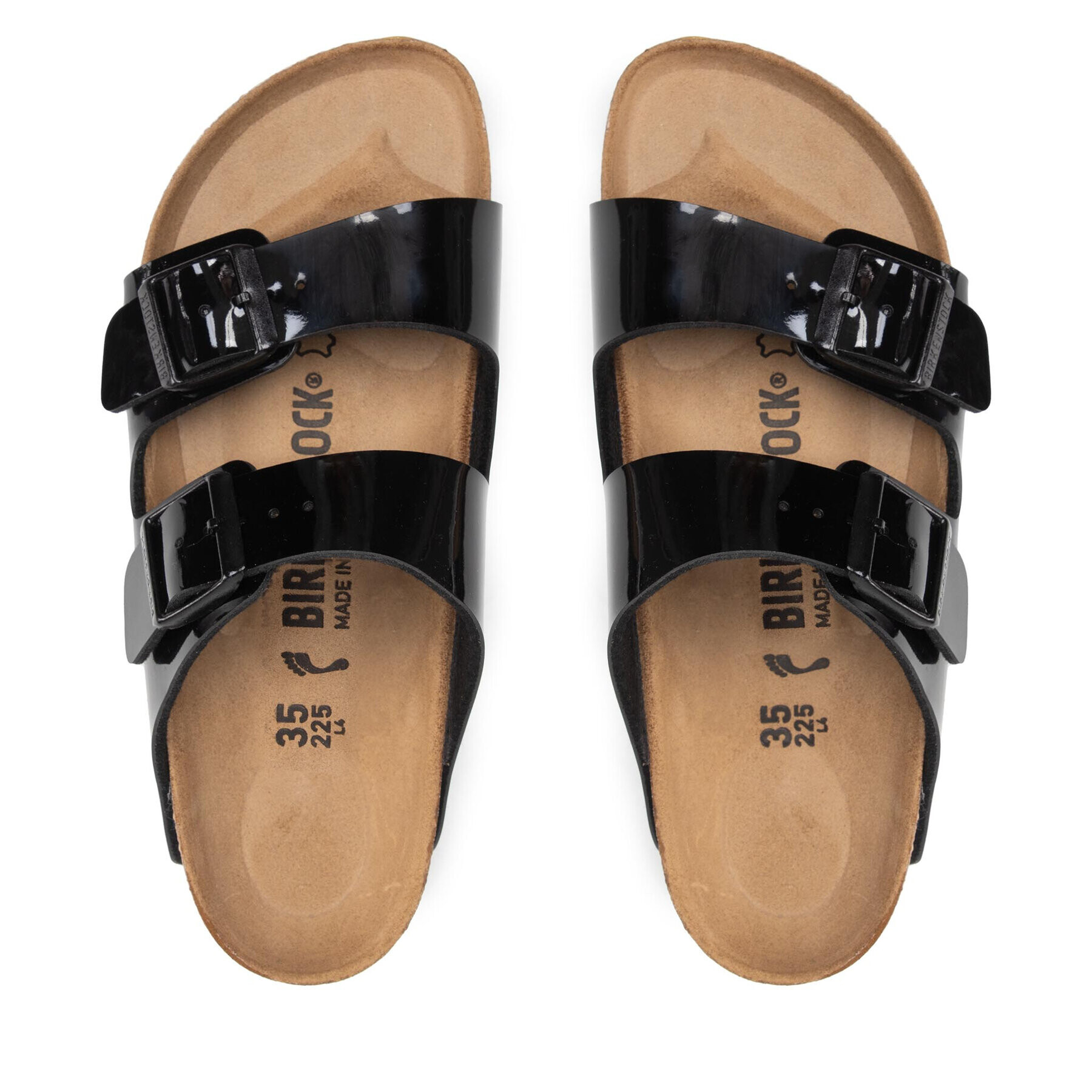 Birkenstock Natikači Arizona 1005292 Črna - Pepit.si