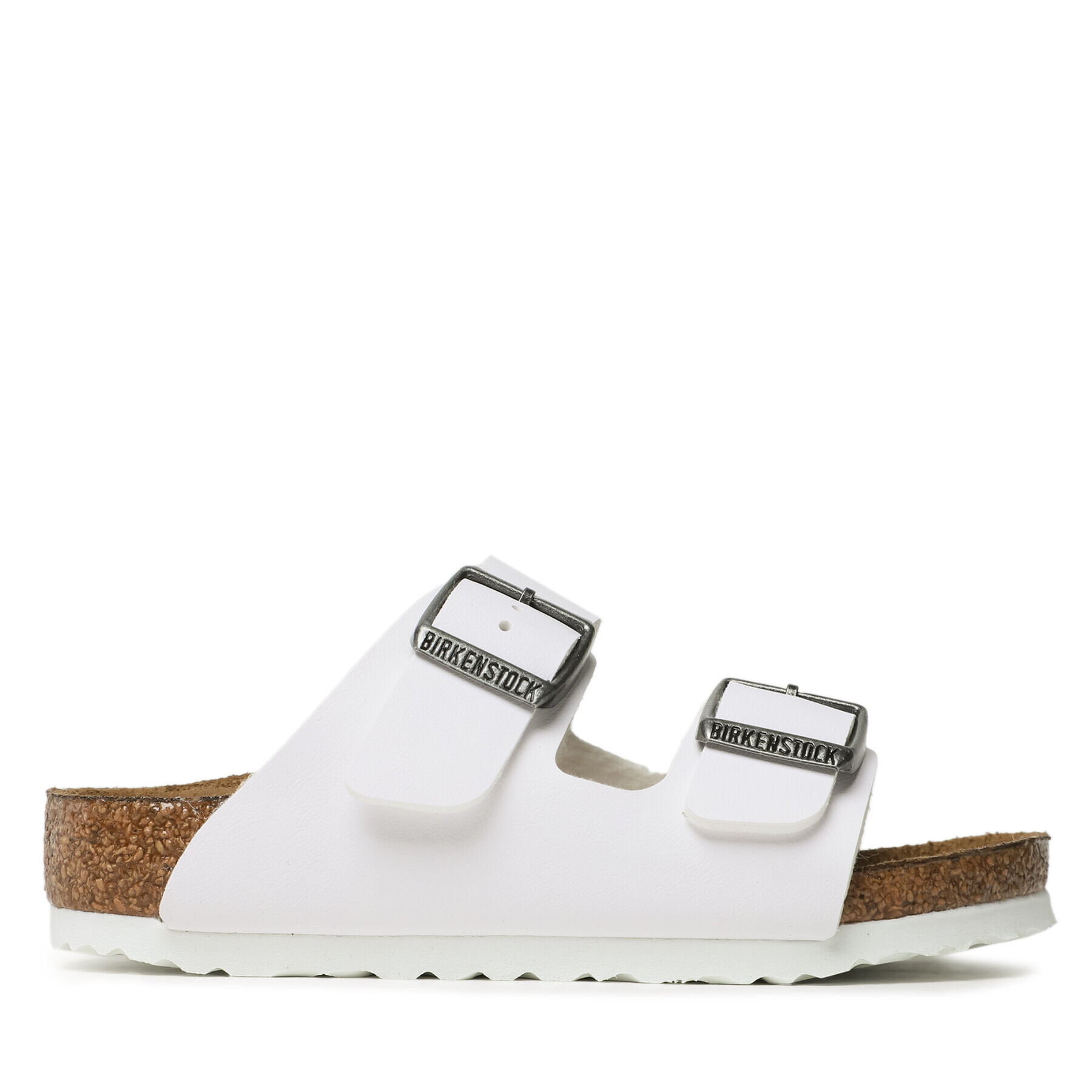 Birkenstock Natikači Arizona 1016934 Bela - Pepit.si