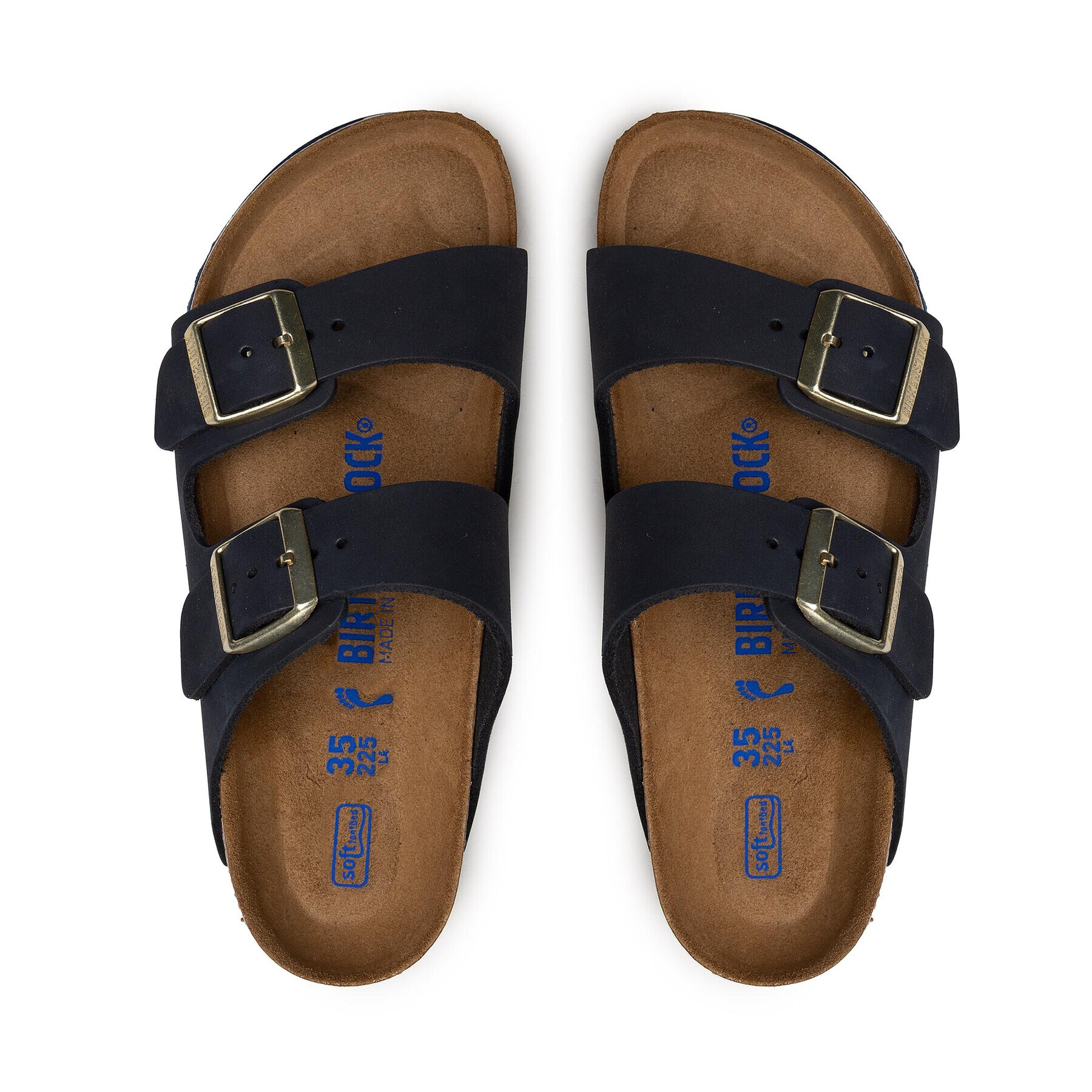 Birkenstock Natikači Arizona 1020587 Mornarsko modra - Pepit.si