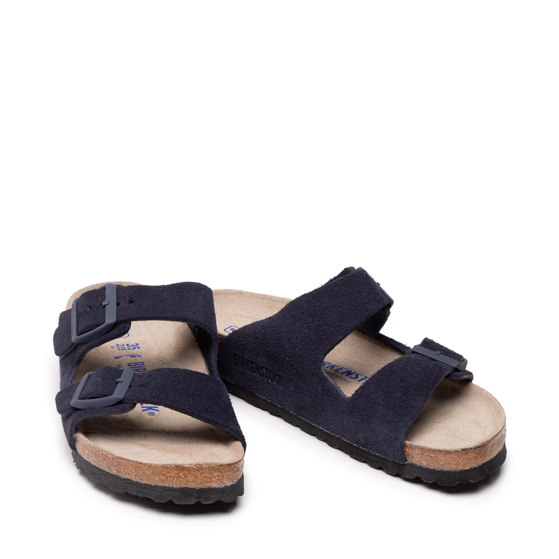 Birkenstock Natikači Arizona 1020716 Mornarsko modra - Pepit.si