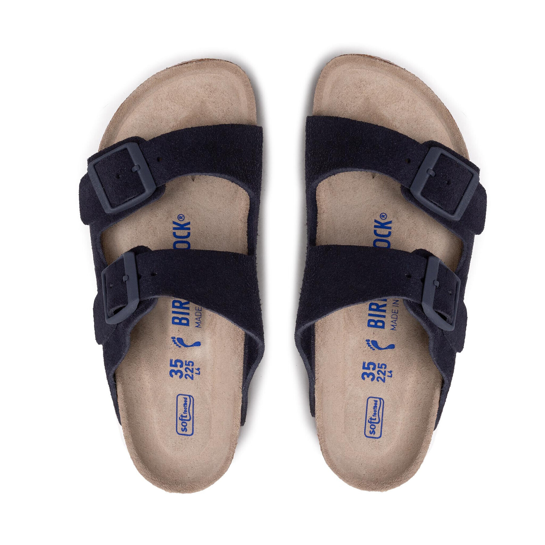 Birkenstock Natikači Arizona 1020716 Mornarsko modra - Pepit.si