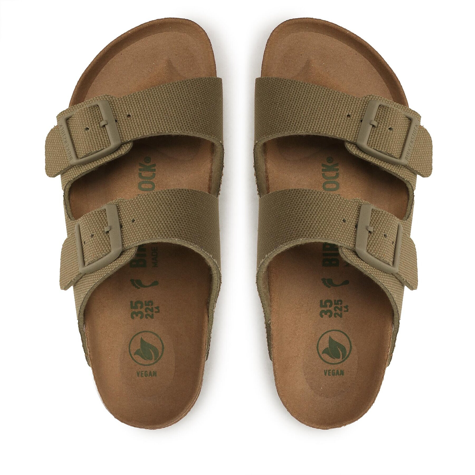 Birkenstock Natikači Arizona 1024065 Khaki - Pepit.si