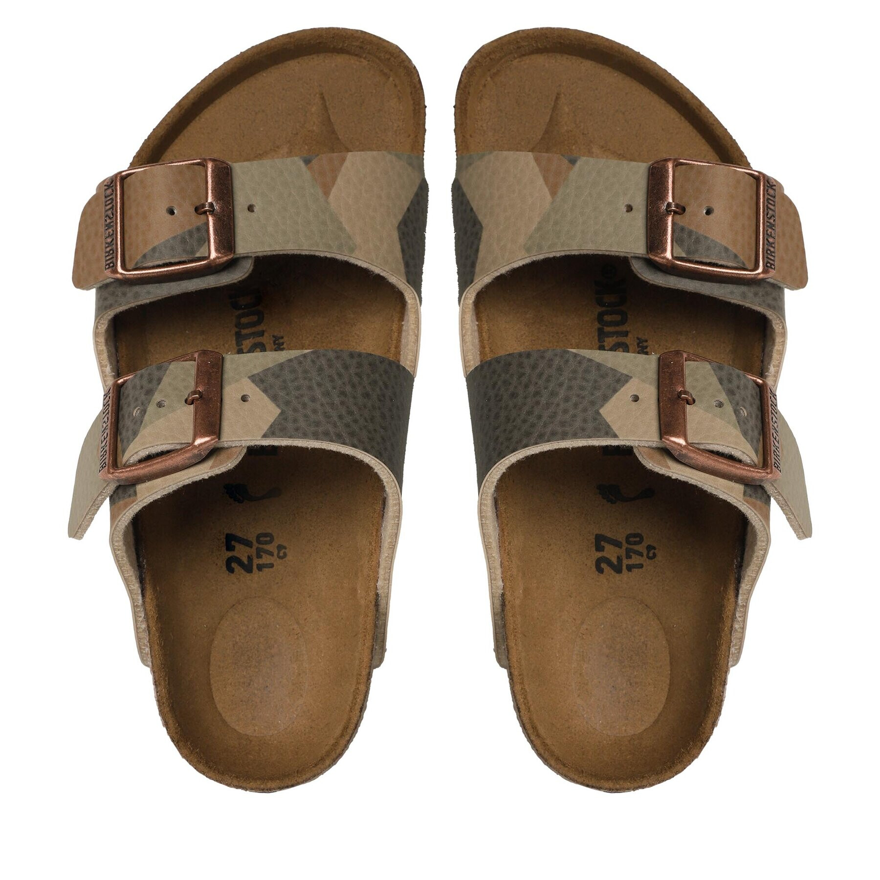 Birkenstock Natikači Arizona 1024728 Zelena - Pepit.si