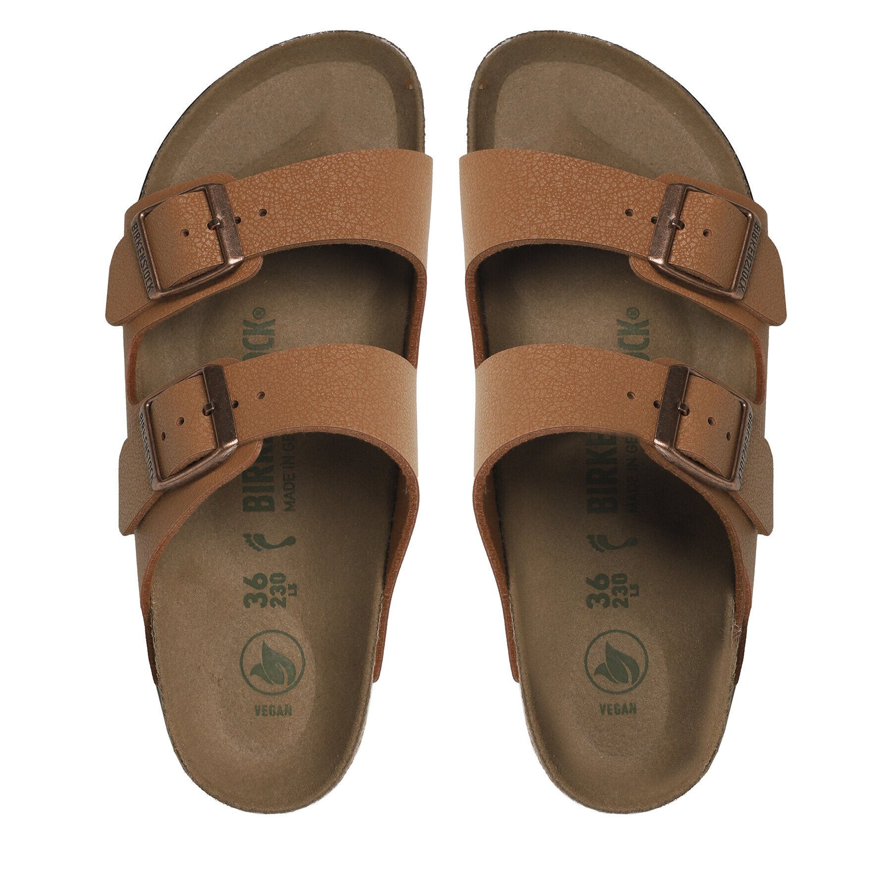 Birkenstock Natikači Arizona 1025046 Rjava - Pepit.si