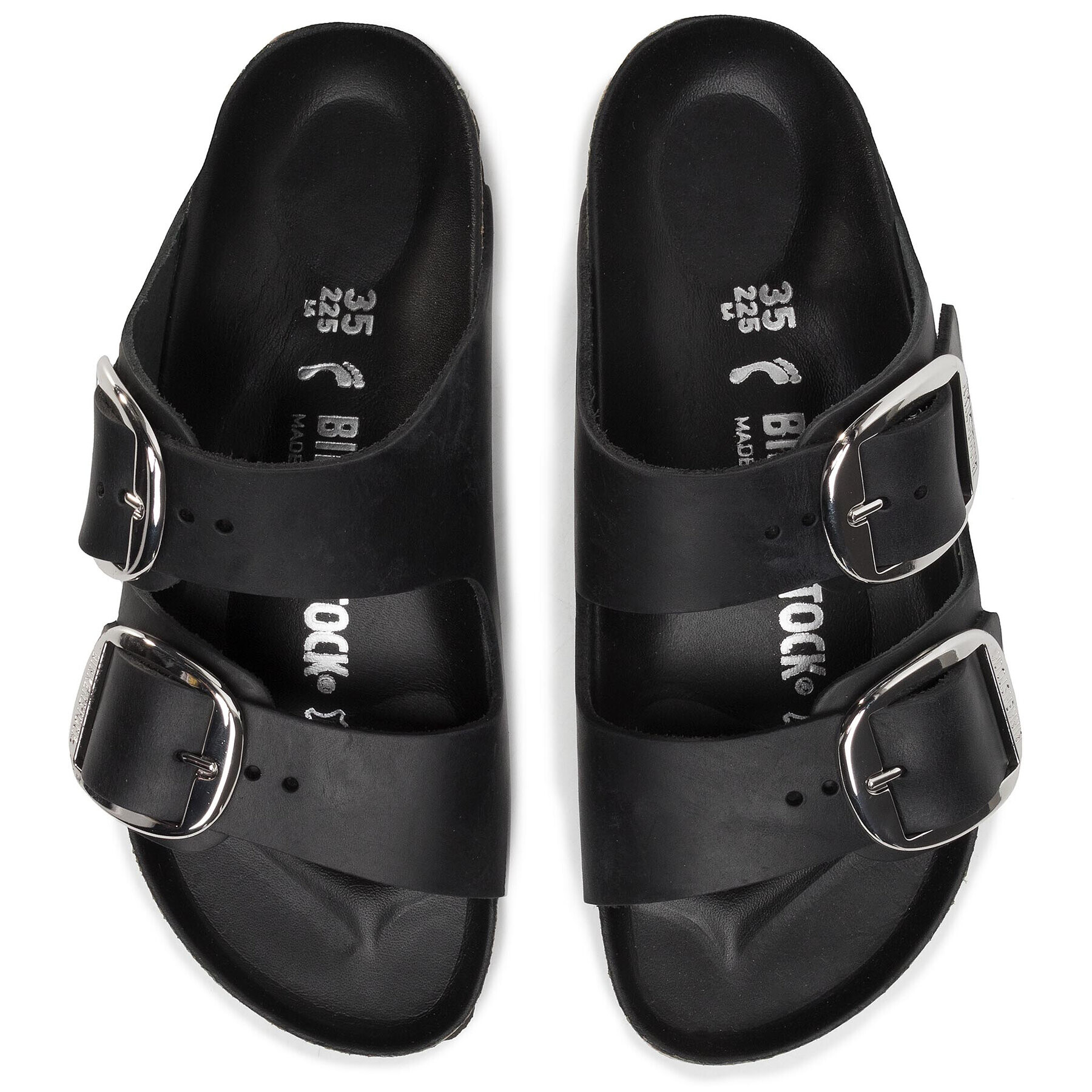 Birkenstock Natikači Arizona Big Buckle 1011075 Črna - Pepit.si