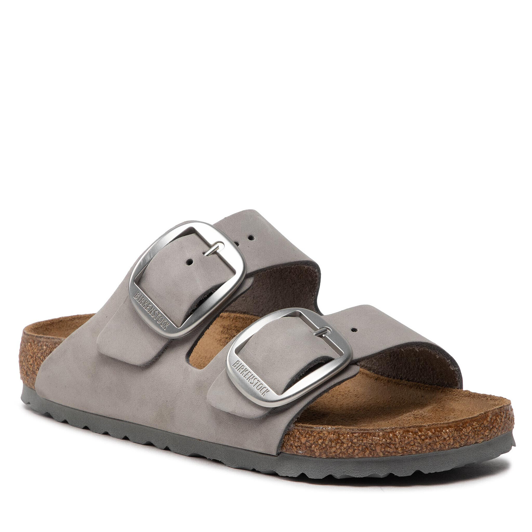 Birkenstock Natikači Arizona Big Buckle 1022154 Siva - Pepit.si