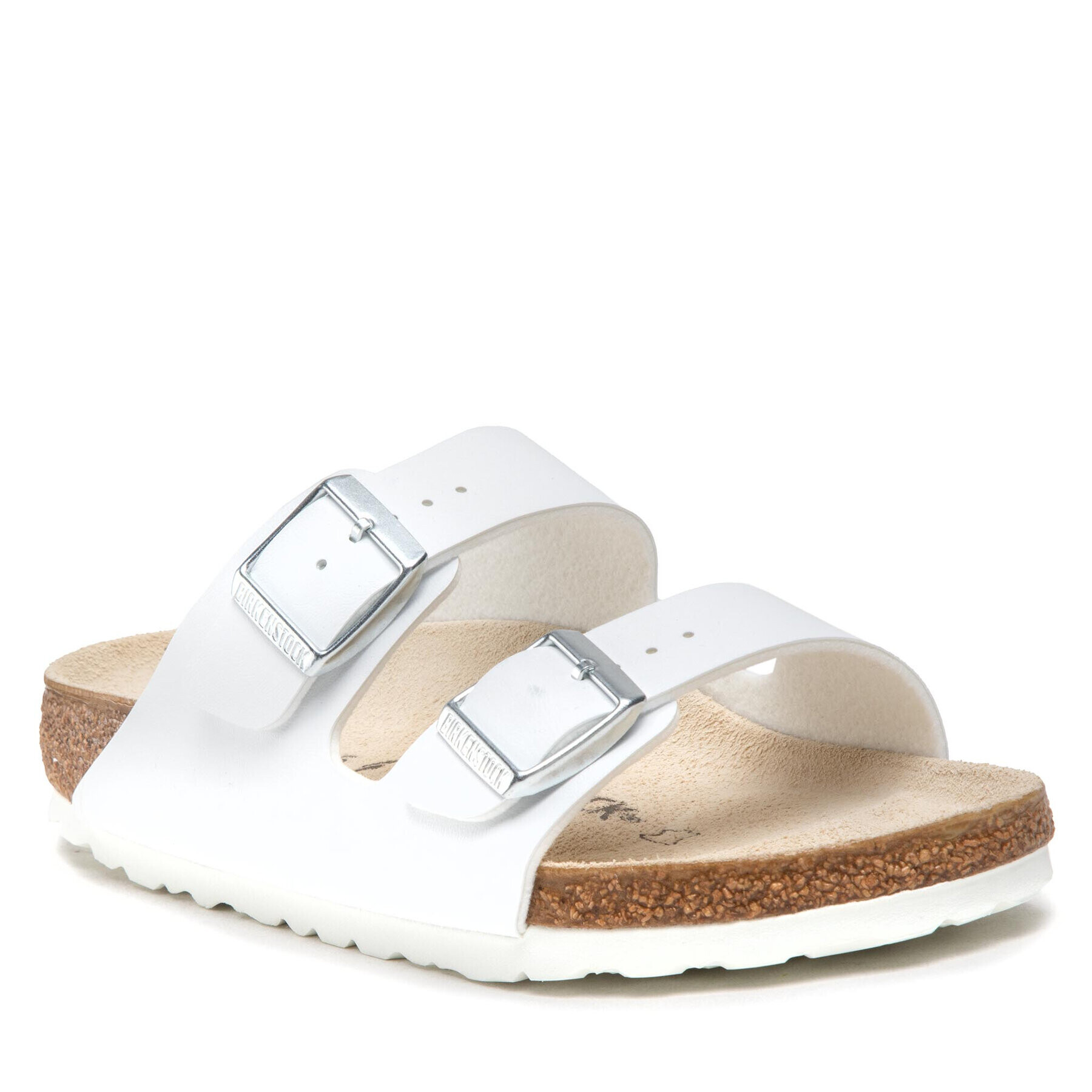 Birkenstock Natikači Arizona Bs 0051133 Bela - Pepit.si