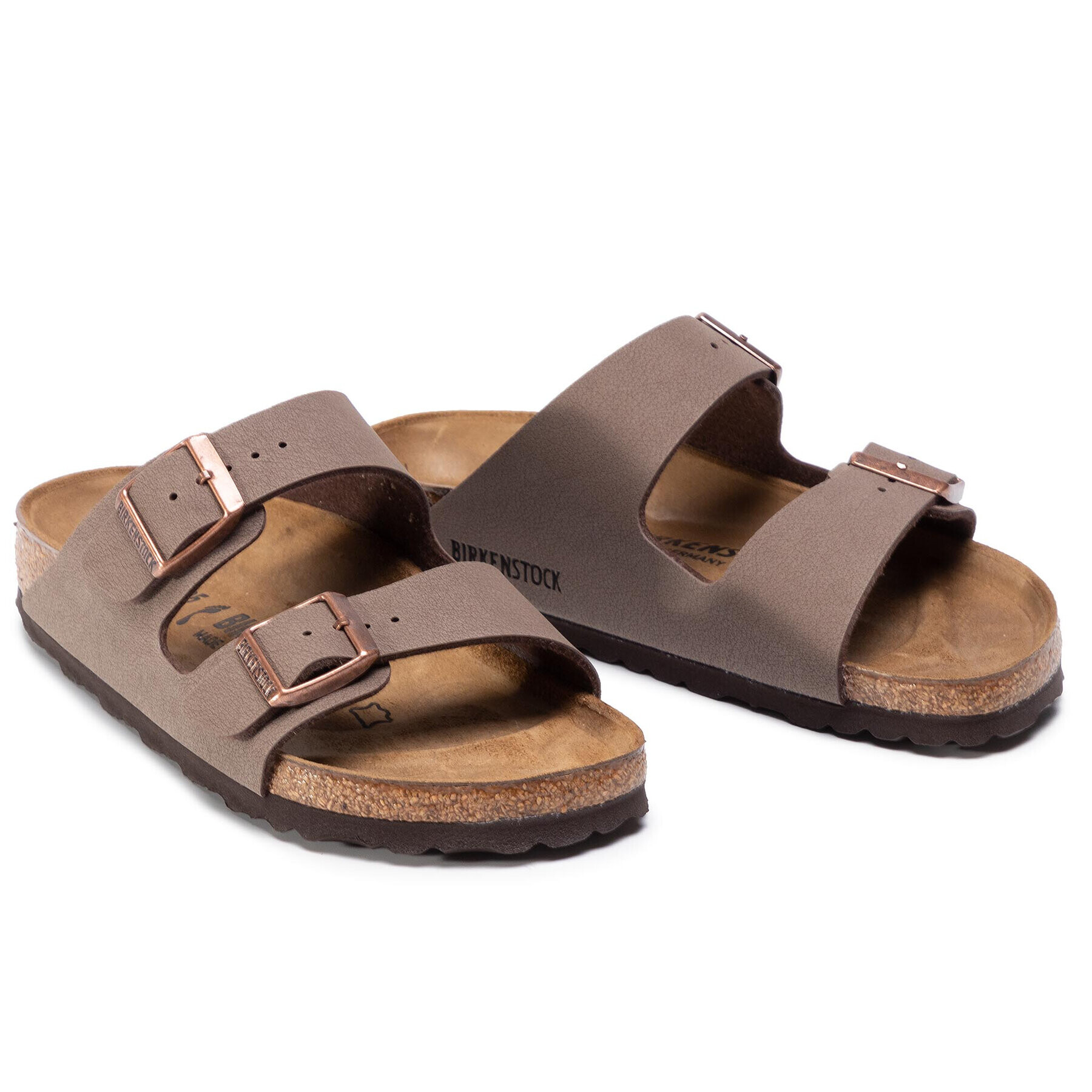 Birkenstock Natikači Arizona BS 0151183 Rjava - Pepit.si