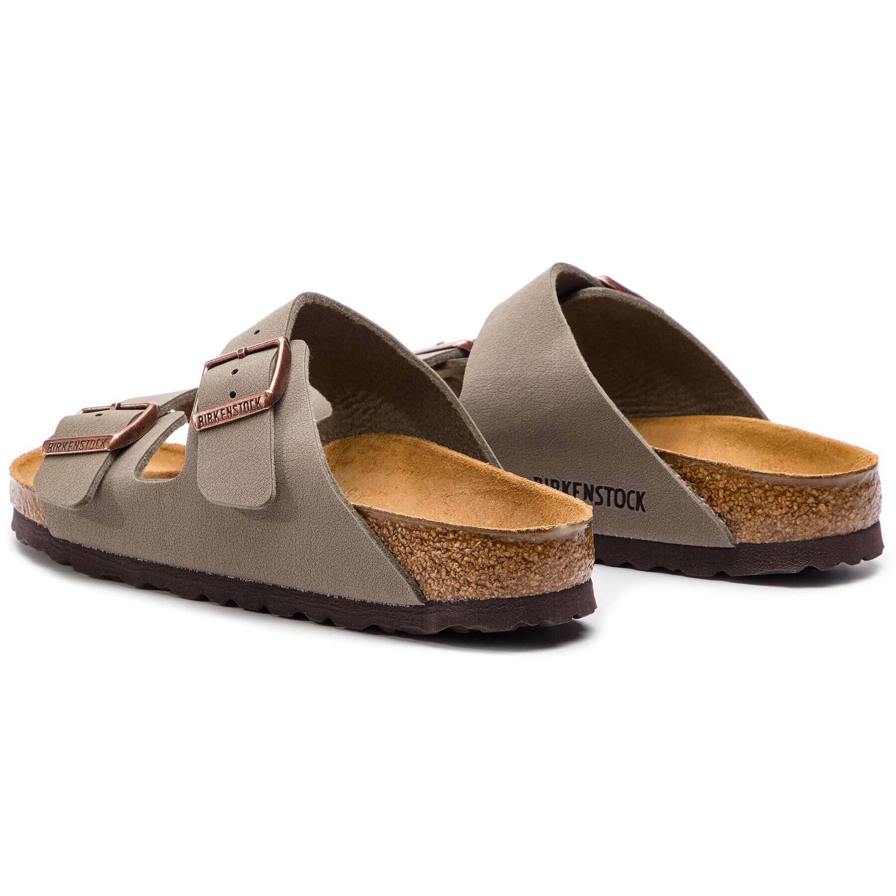 Birkenstock Natikači Arizona Bs 0151213 Siva - Pepit.si